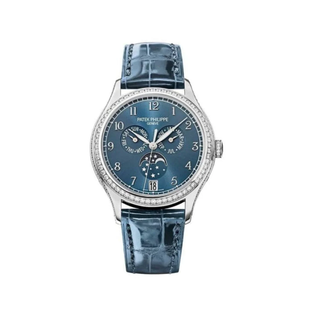 Patek Philippe Complications 4947G-001 Annual Calendar White Gold Blue Dial