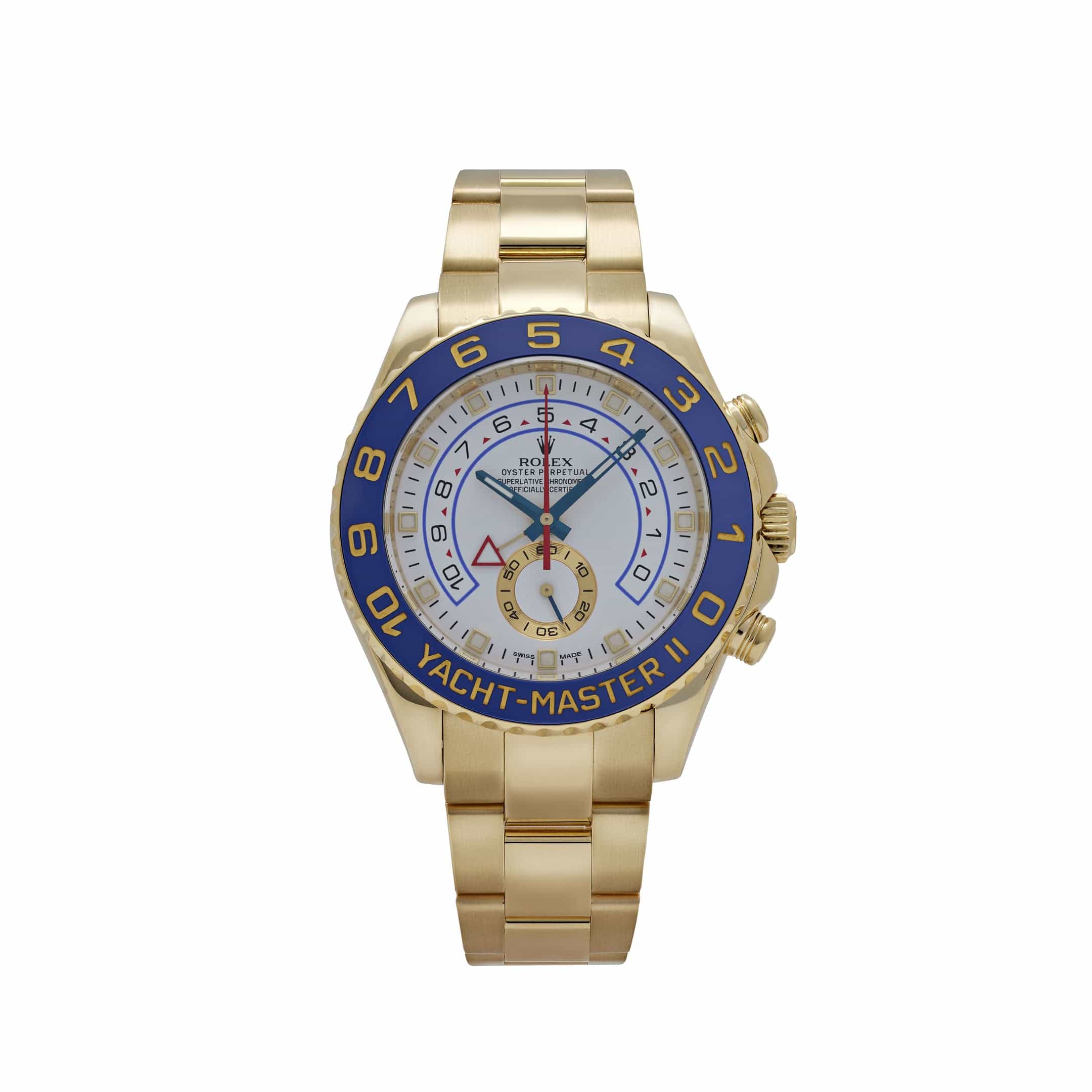 Rolex Yacht-Master II 116688 Yellow Gold White Dial