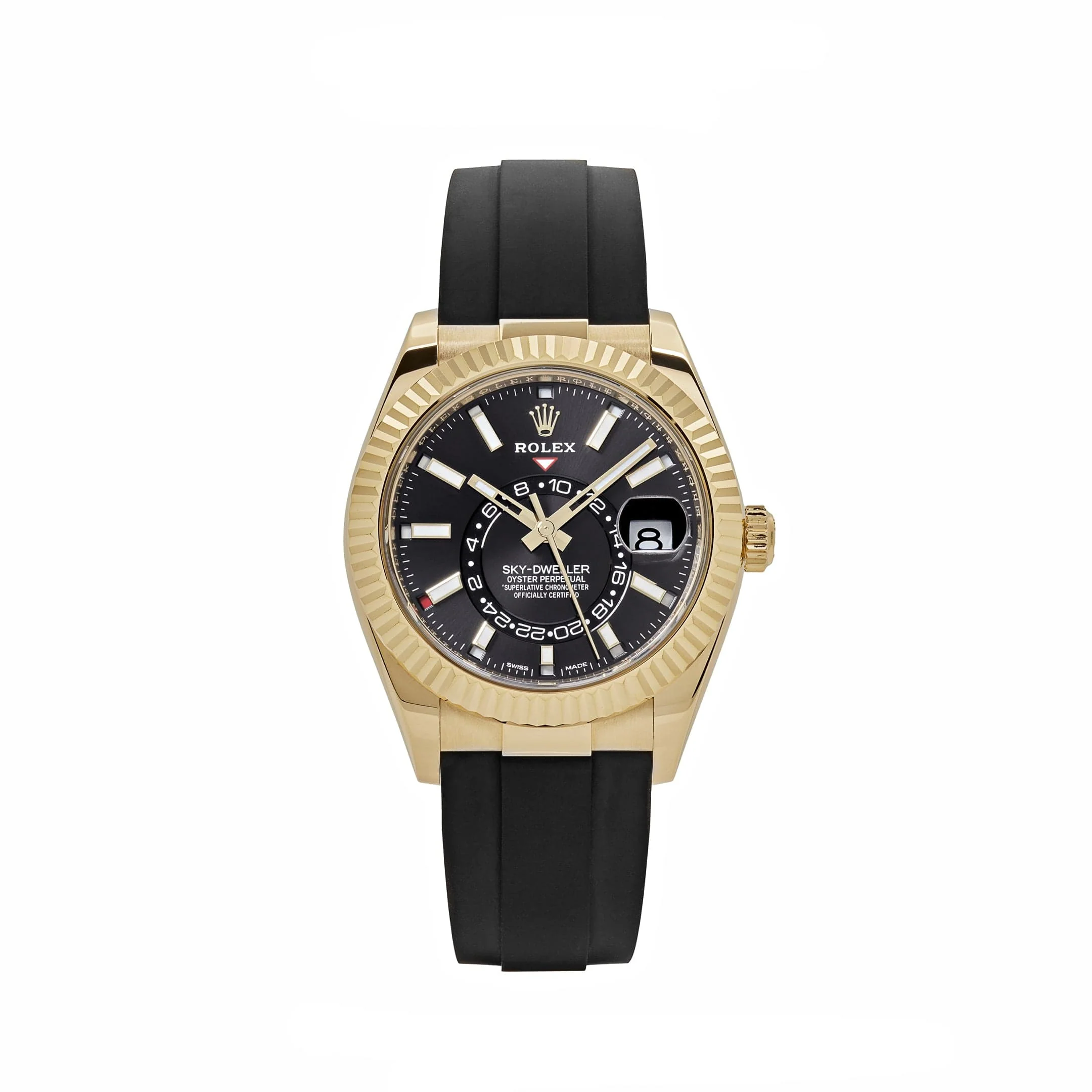 Rolex Sky-Dweller 326238 Yellow Gold Bright Black Dial (2022)