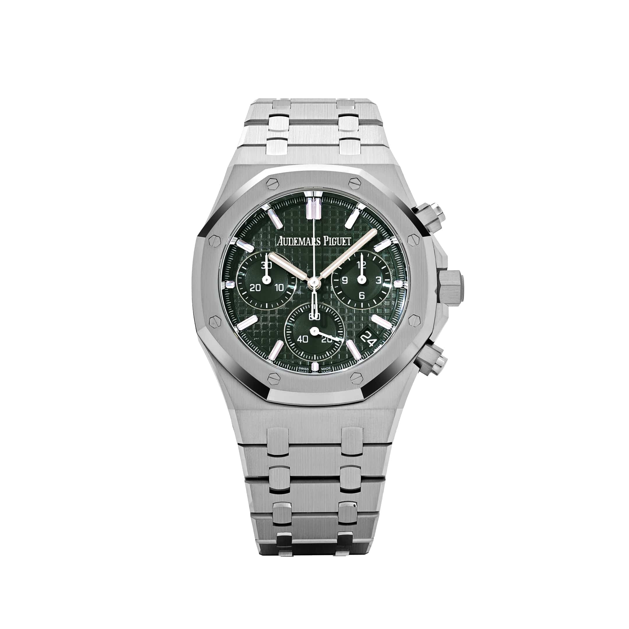 Audemars Piguet Royal Oak 26240ST.OO.1320ST.08 Selfwinding Chronograph Stainless Steel Green Dial