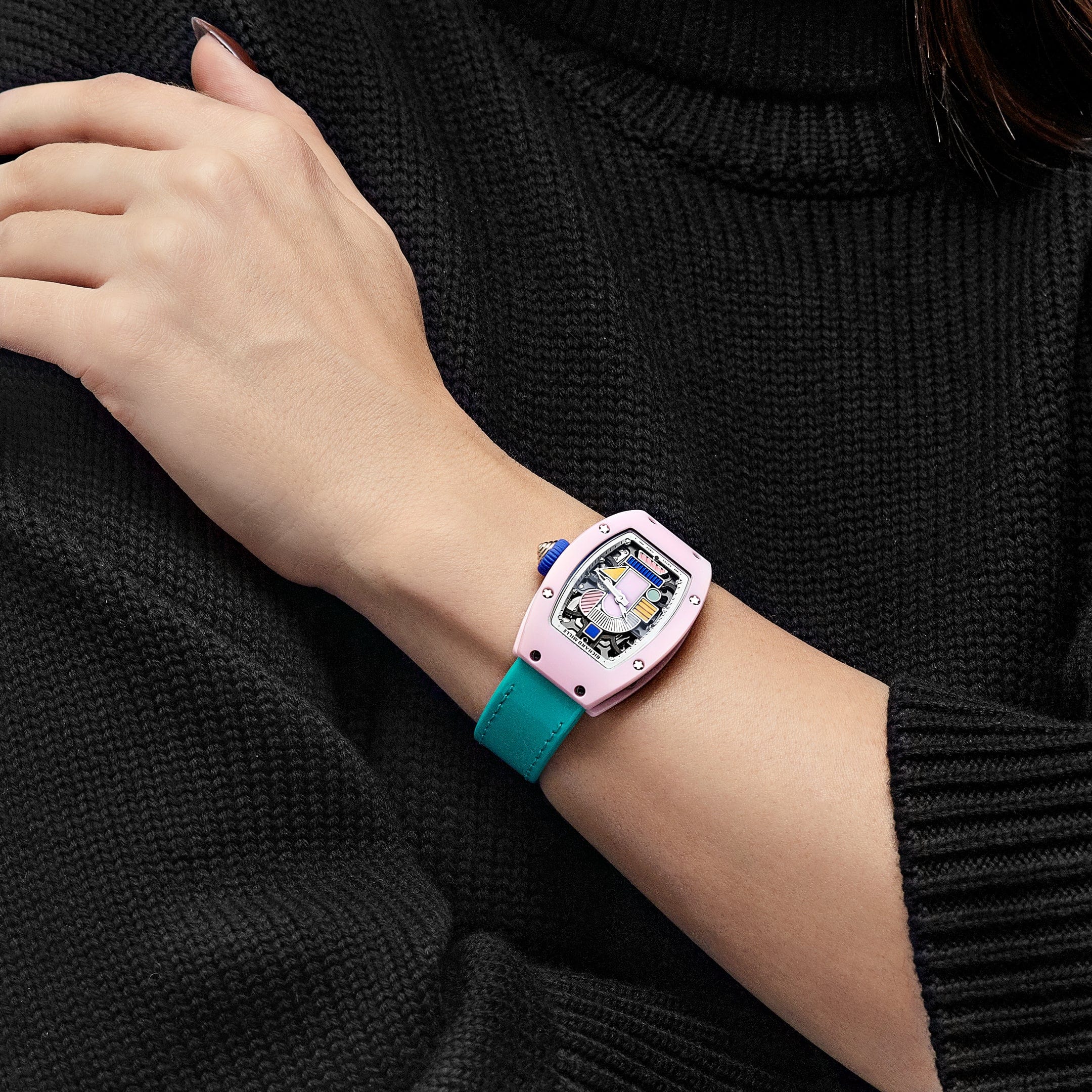 Richard Mille RM 07-01 'Ladies' Coloured Ceramics Blush Pink Limited Edition