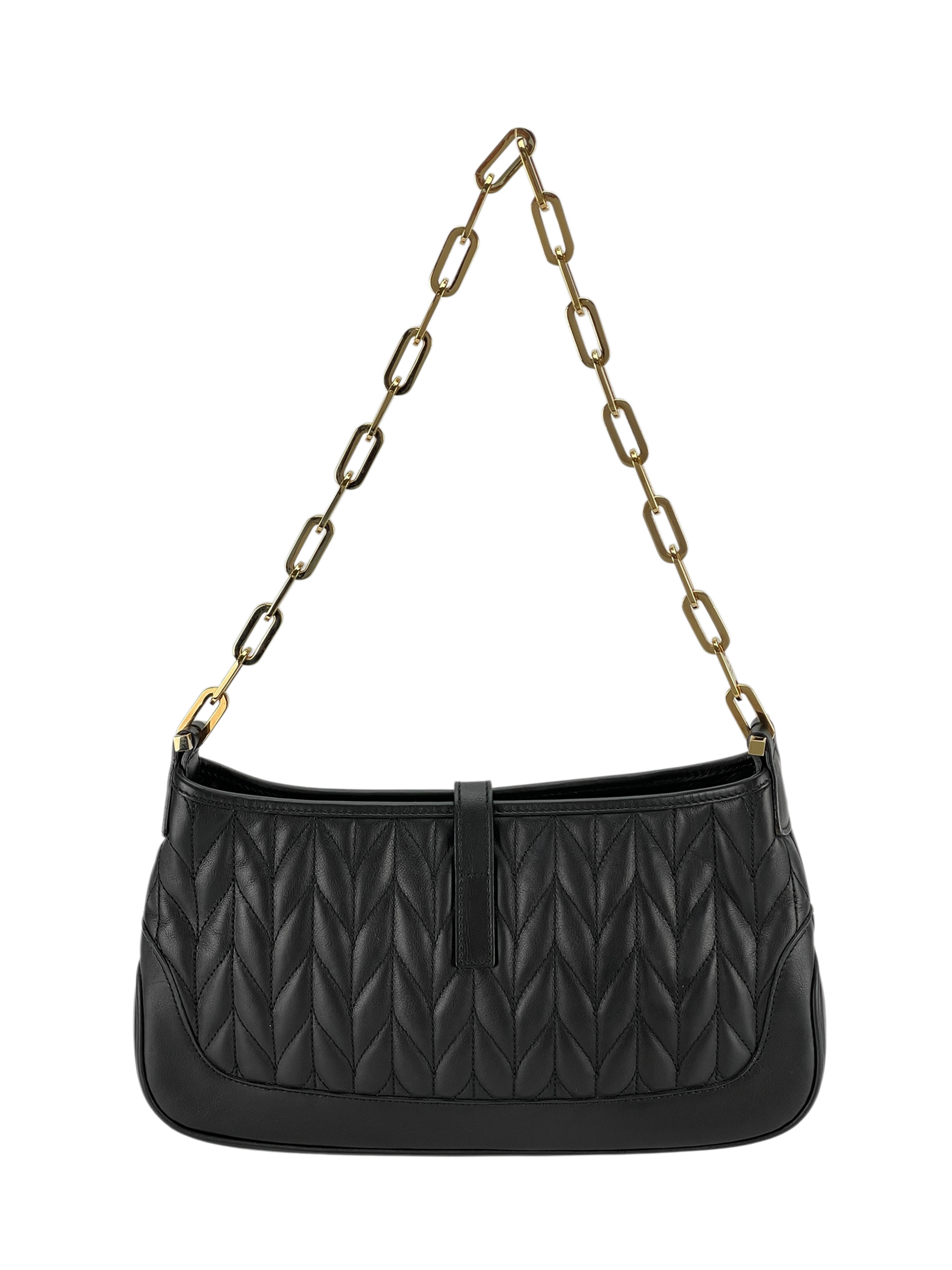 GUCCI - Black Jackie 1961 leather handbag