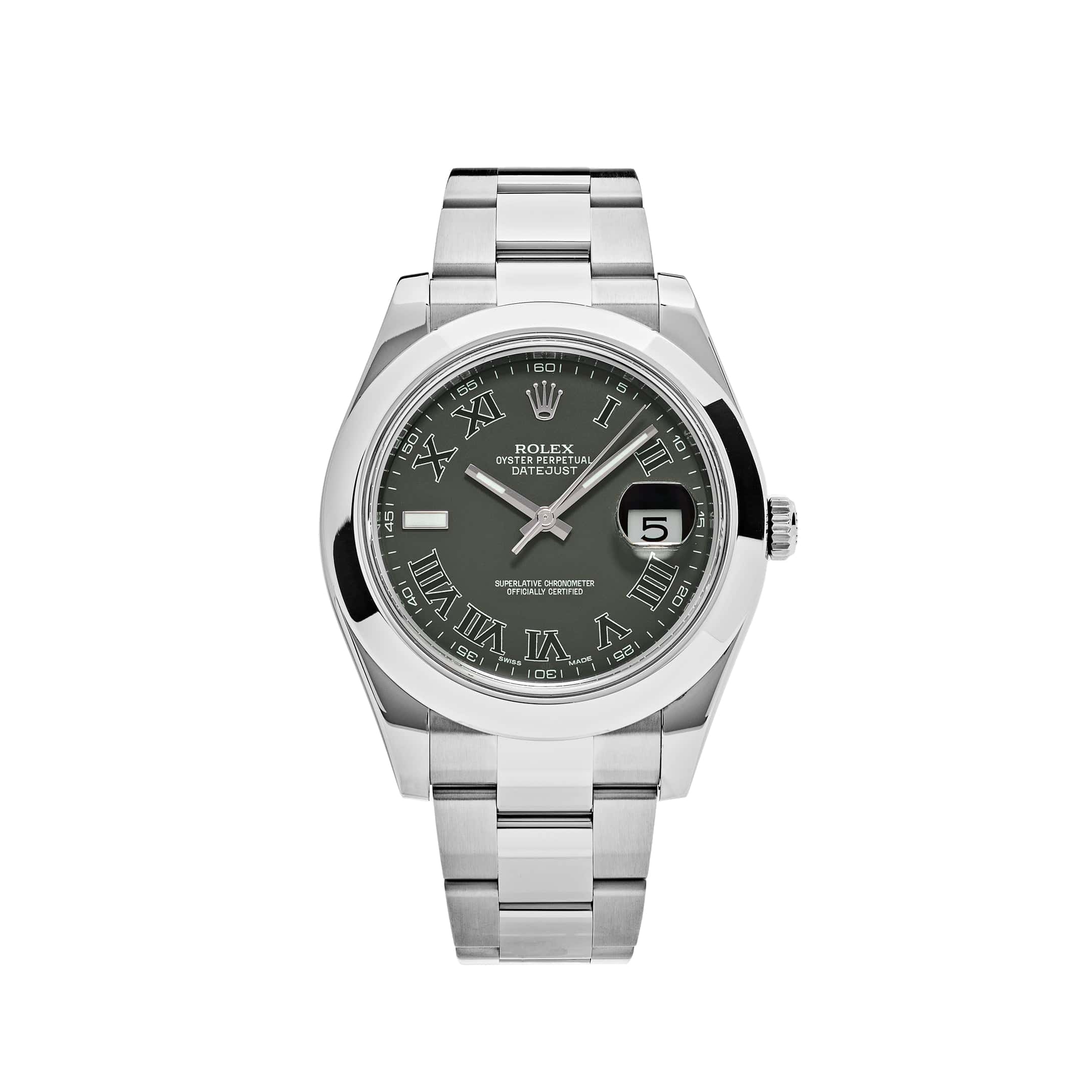 Rolex Datejust II 116300 Stainless Steel Grey Dial