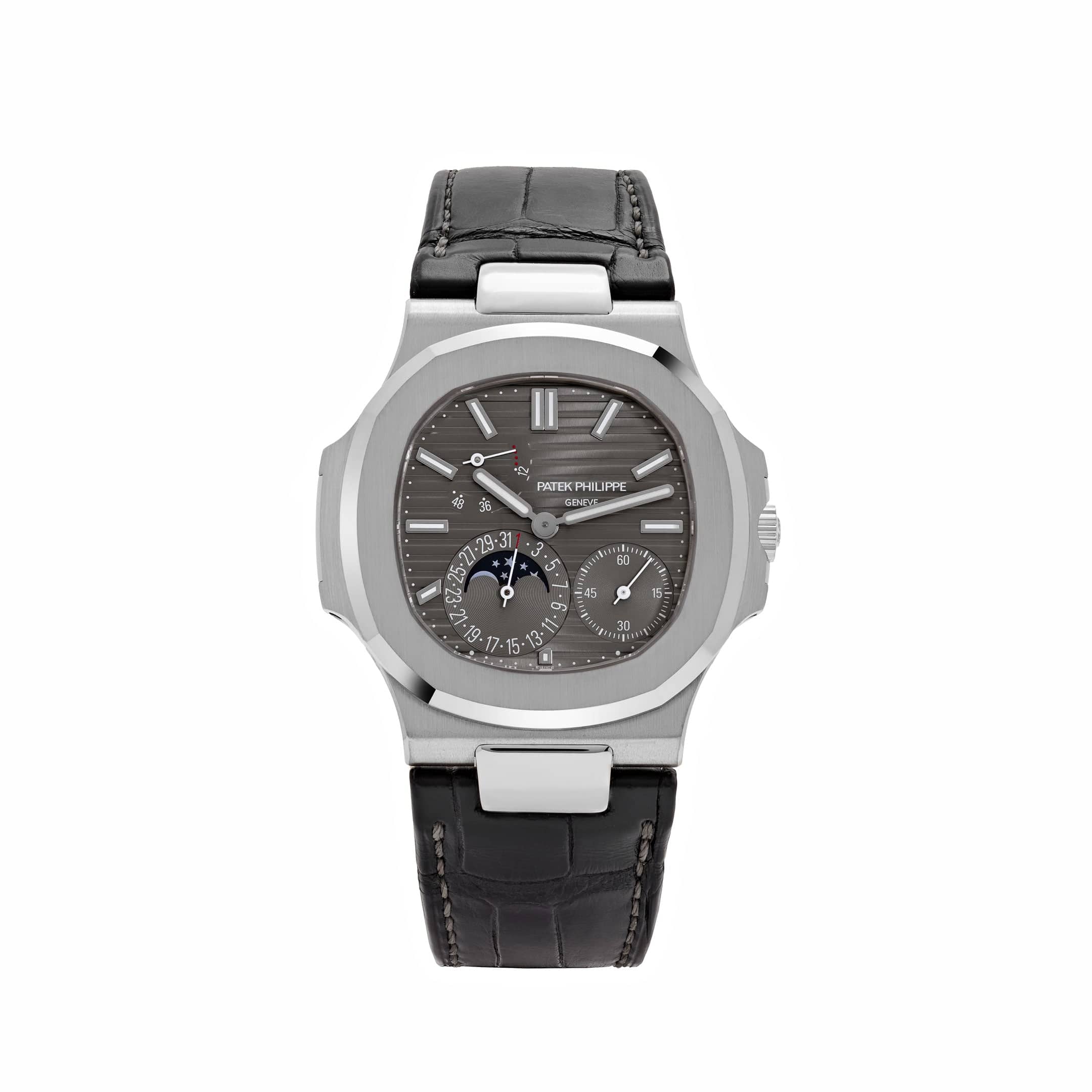 Patek Philippe Nautilus 5712G-001 White Gold Grey Dial Moon Phases (2021)