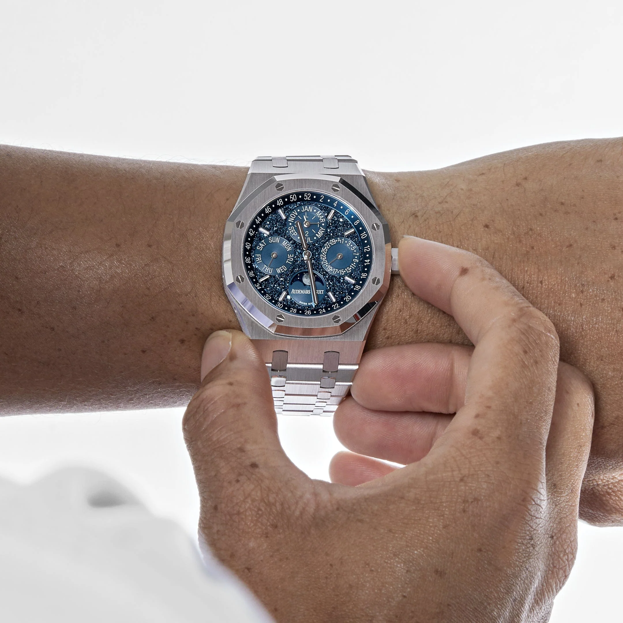 Audemars Piguet Royal Oak 26574BC.OO.1220BC.02 'John Mayer' Perpetual Calendar Blue Dial Limited Edition of 200