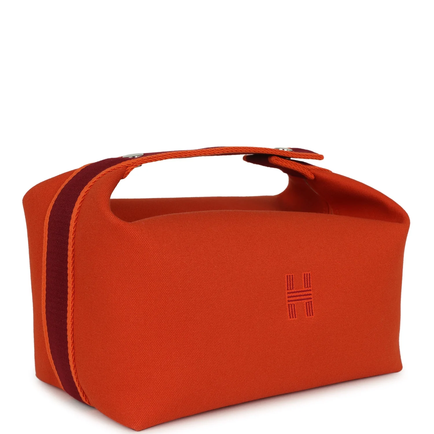 Hermes Bride A Brac GM Feu Canvas Palladium Hardware