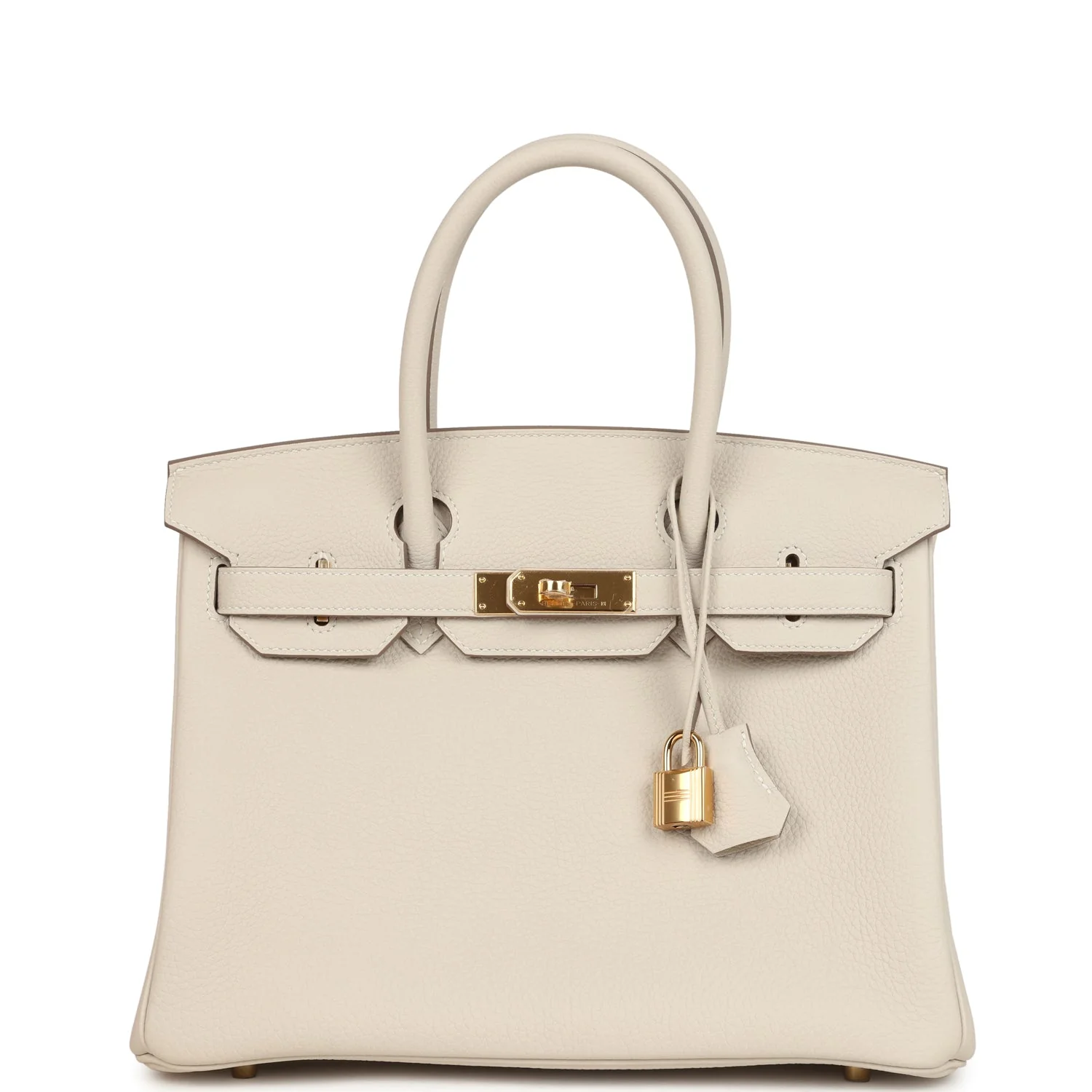 Hermes Birkin 30 Craie Togo Gold Hardware