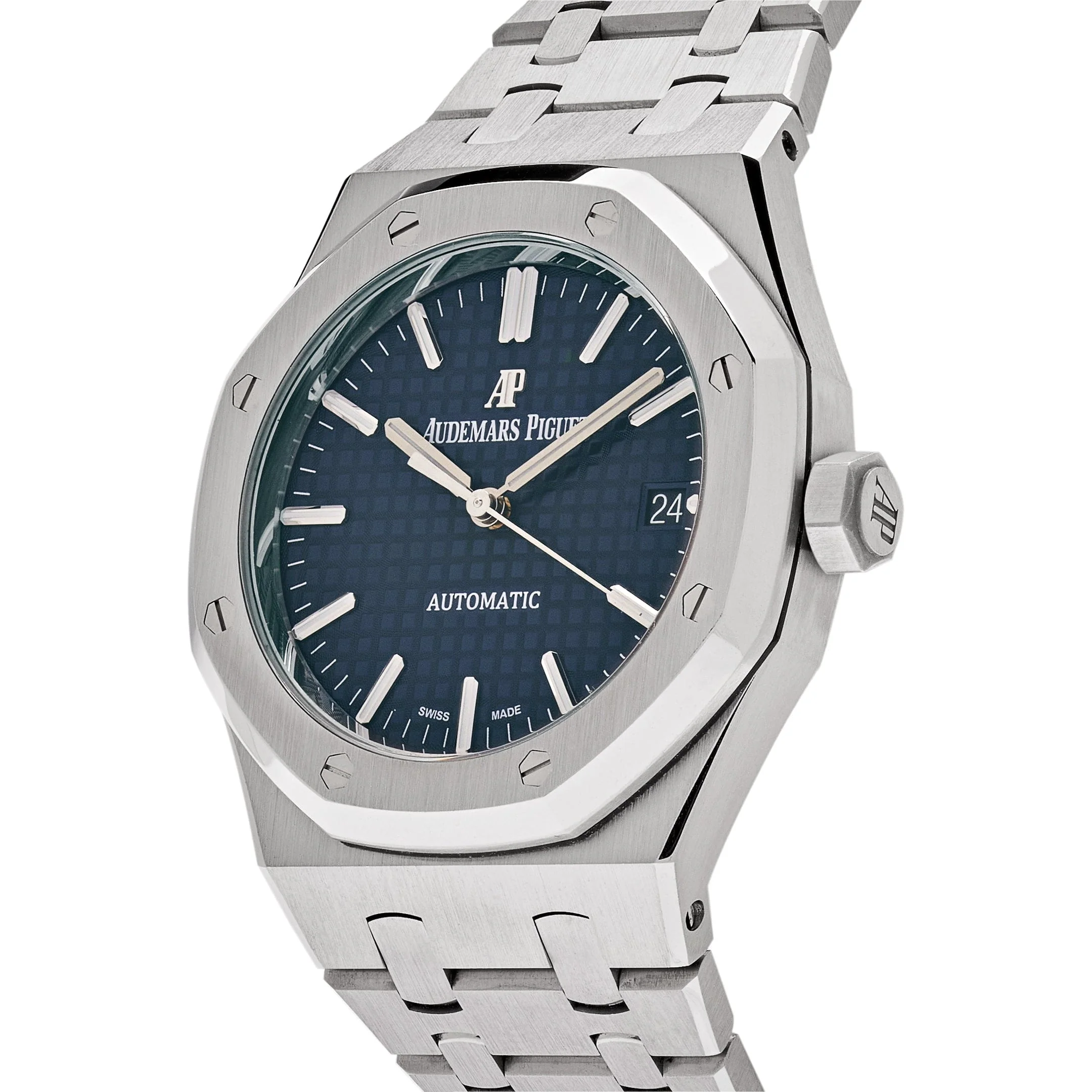 Audemars Piguet Royal Oak 15450ST.OO.1256ST.03 Stainless Steel Blue Dial (2017)