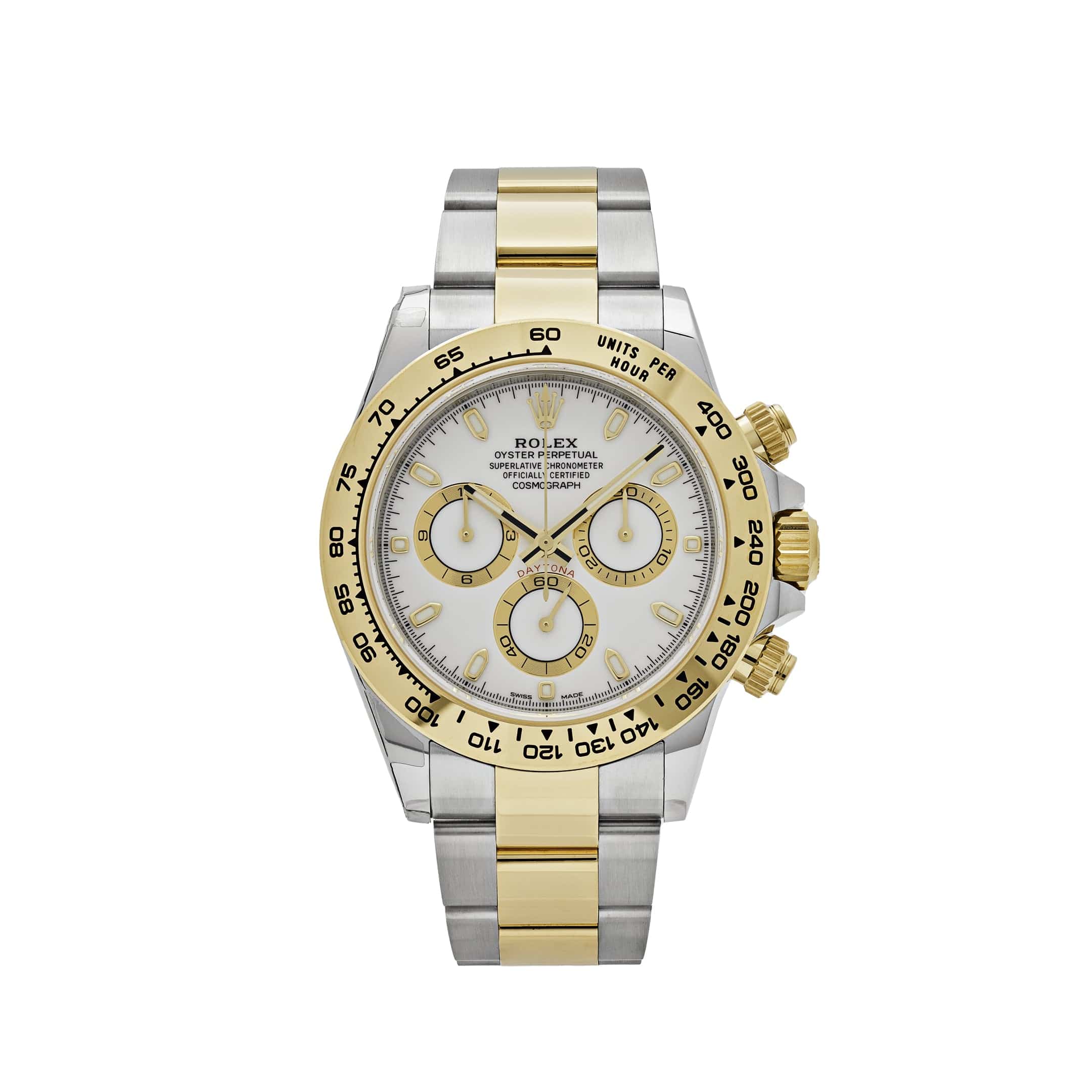 Rolex Daytona 116503 Two-Tone Yellow Gold Stainless Steel White Dial (2020)