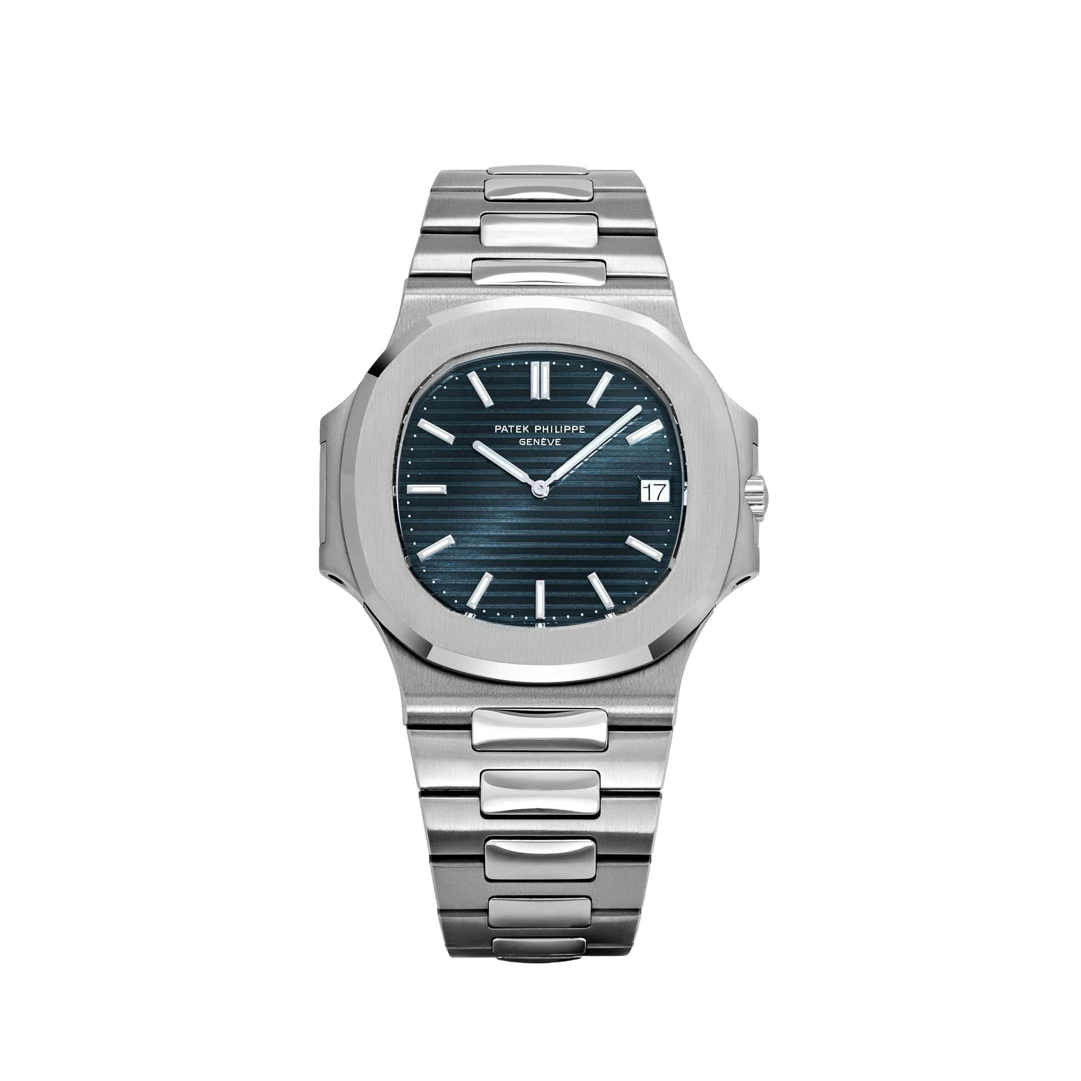 Patek Philippe Nautilus 3700/1A 'Jumbo' Stainless Steel Blue Dial