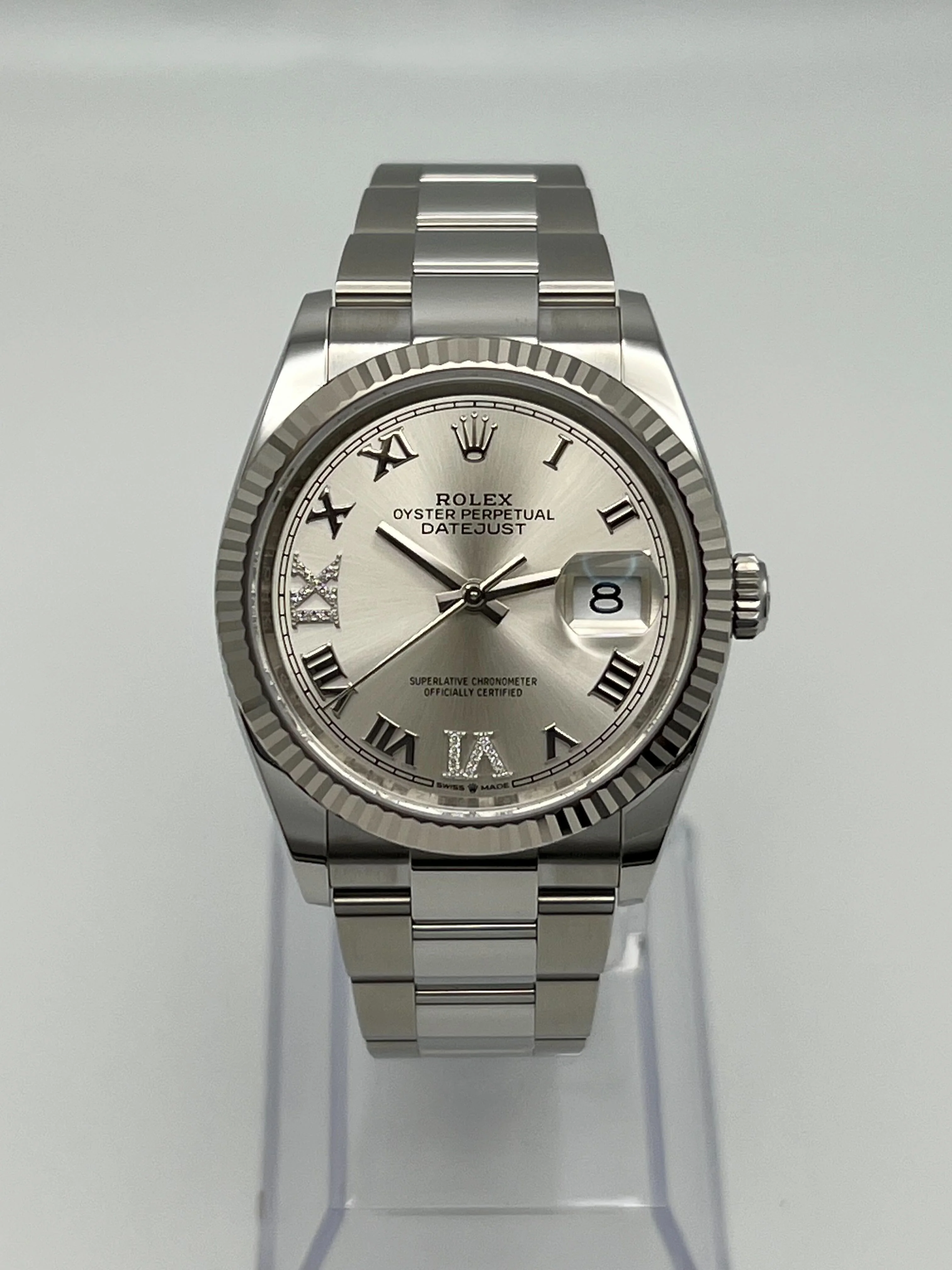 Rolex Datejust 36 126234 Stainless Steel Silver Dial Oyster