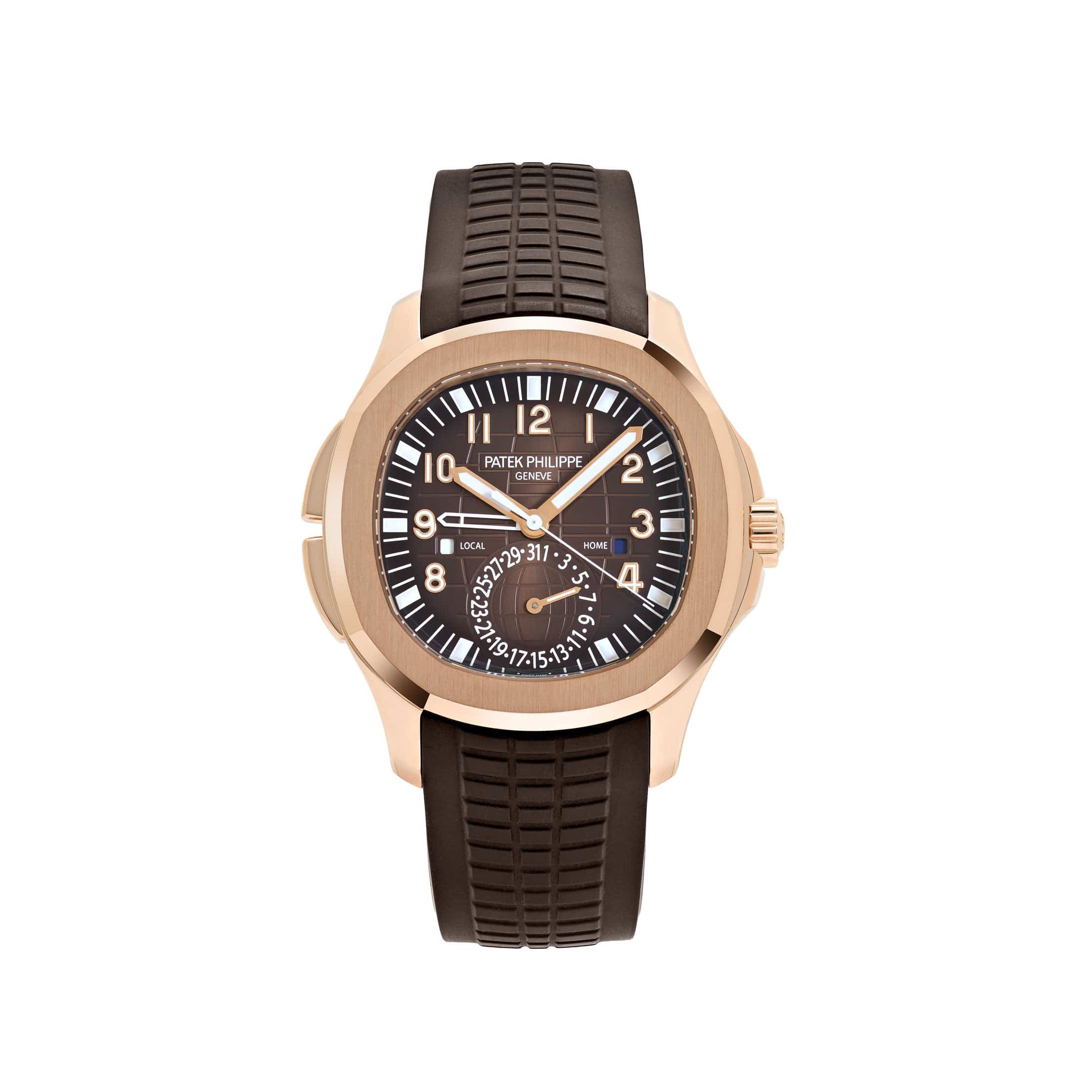 Patek Philippe Aquanaut 5164R-001 'Travel Time' Rose Gold Brown Dial (2017)