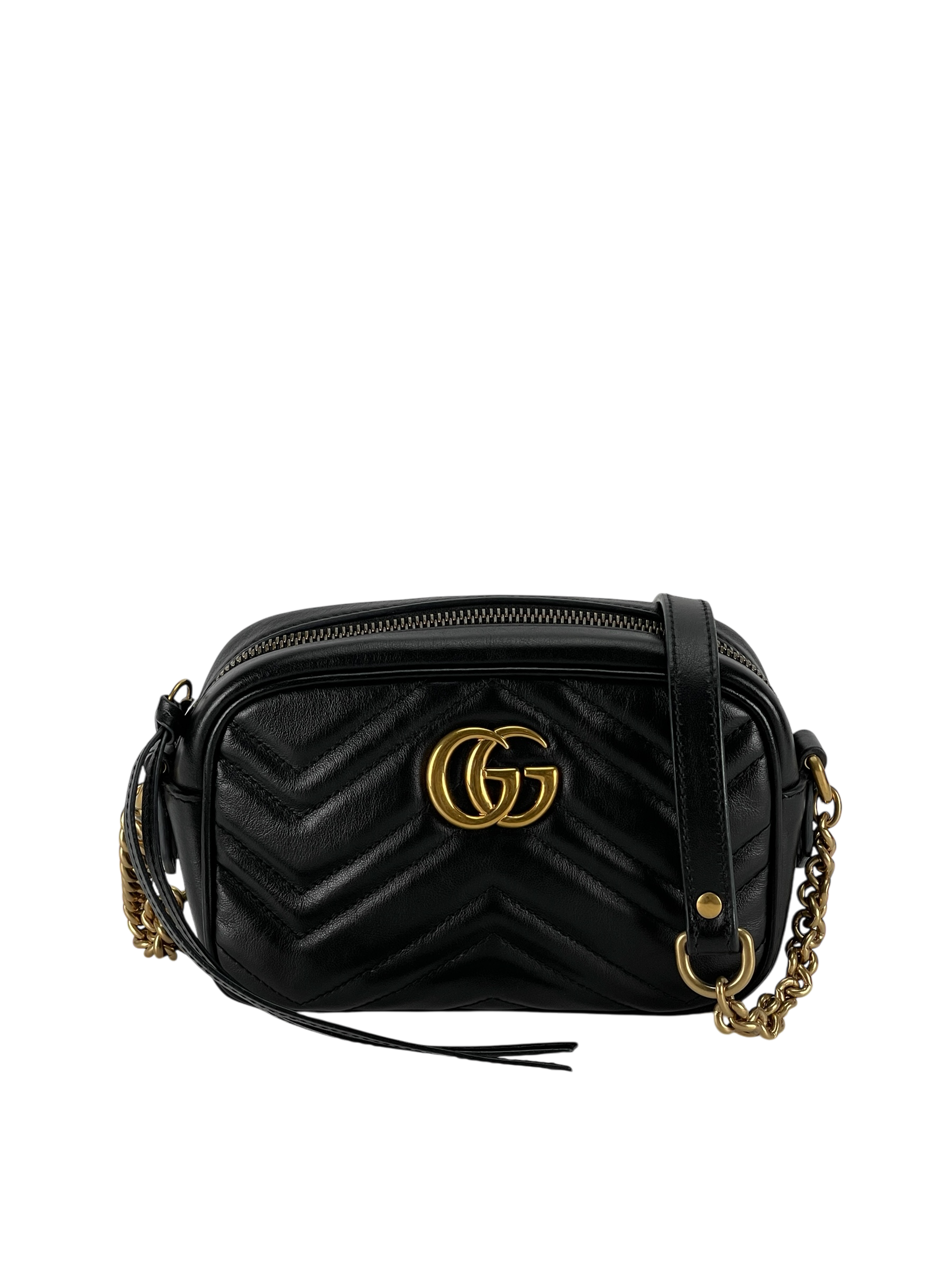 GUCCI - GG Marmont Shoulder Bag Matelasse Leather Mini