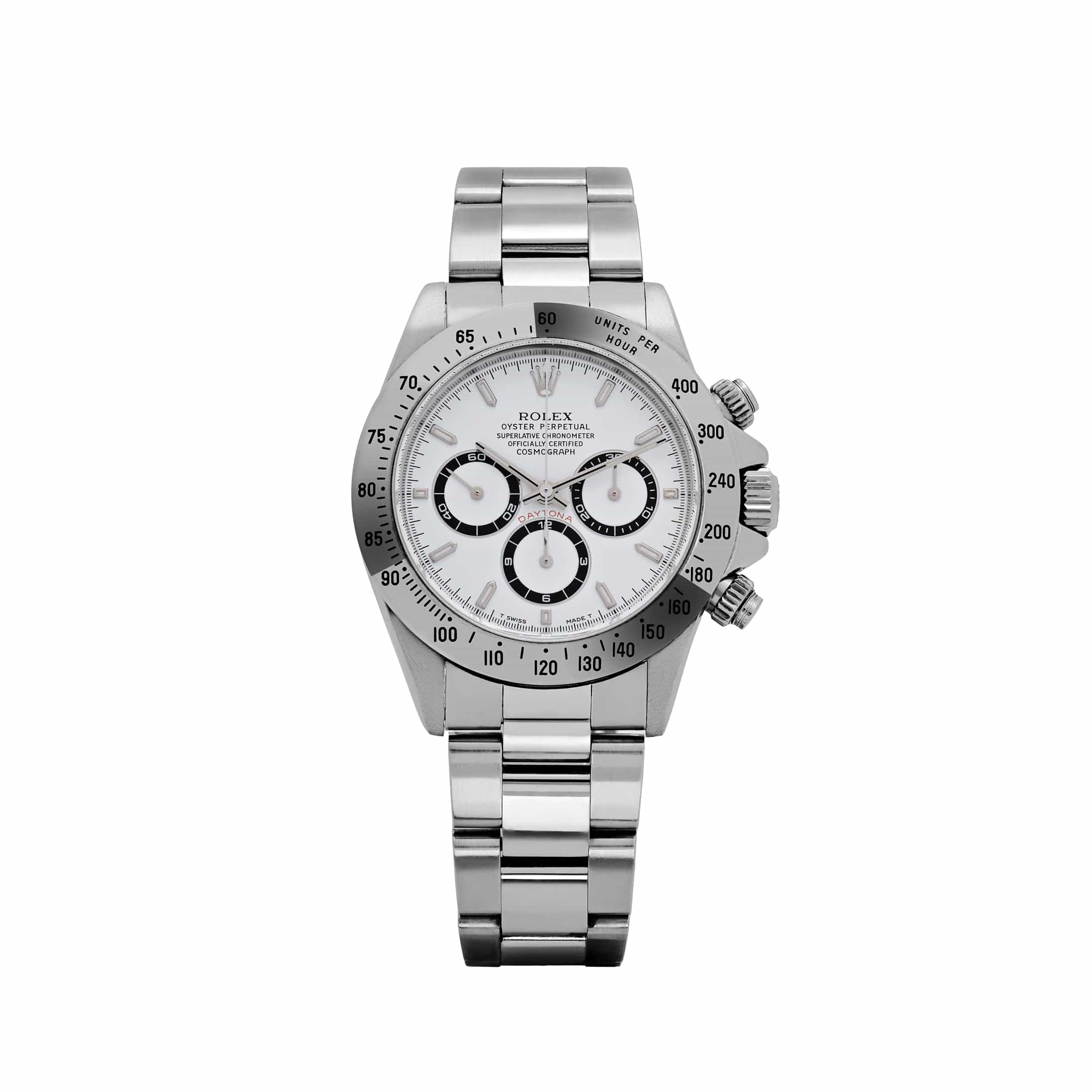 Rolex Daytona 16520 Stainless Steel White Dial Zenith Movement
