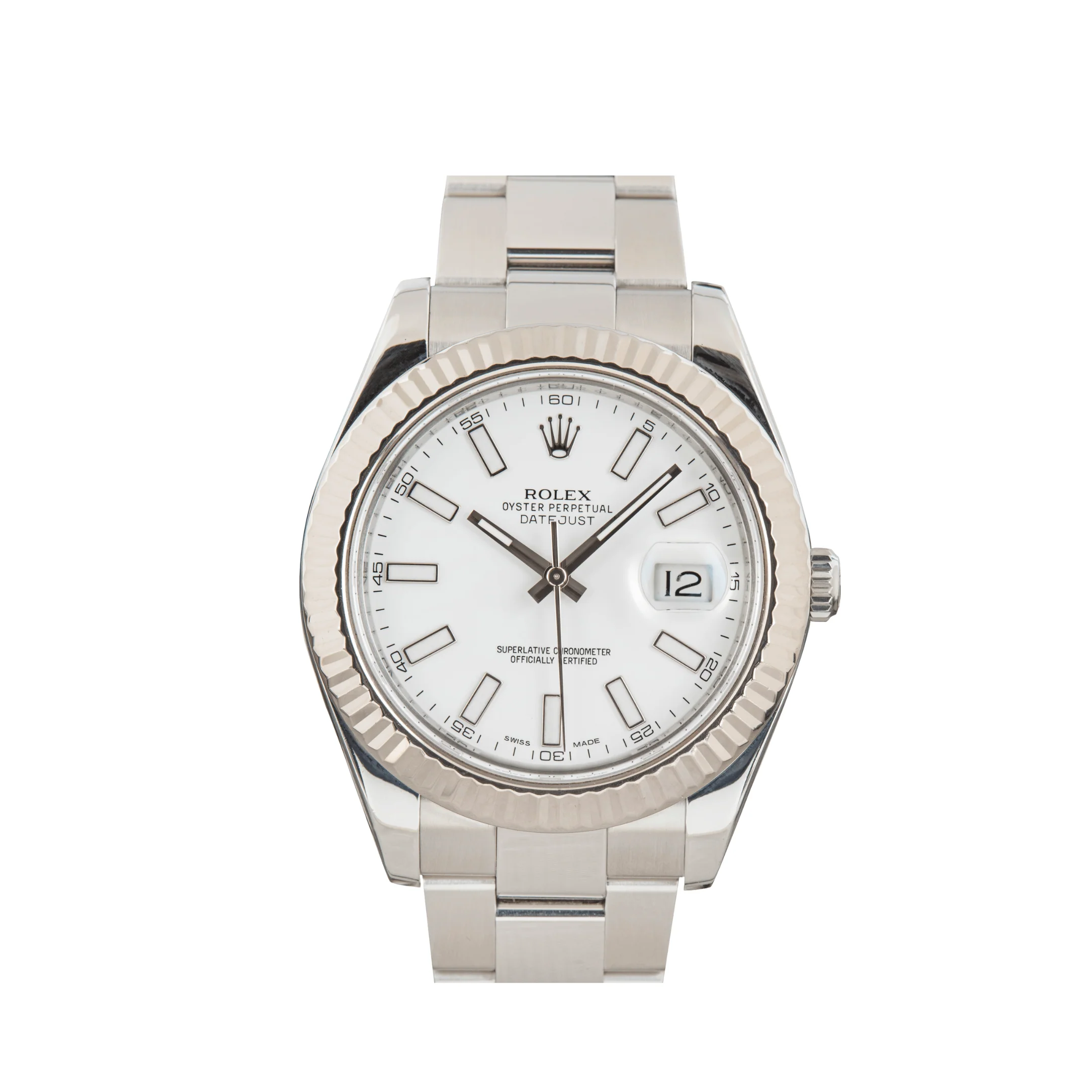 Rolex Datejust 41 116334 Stainless Steel White Dial Oyster (2024)