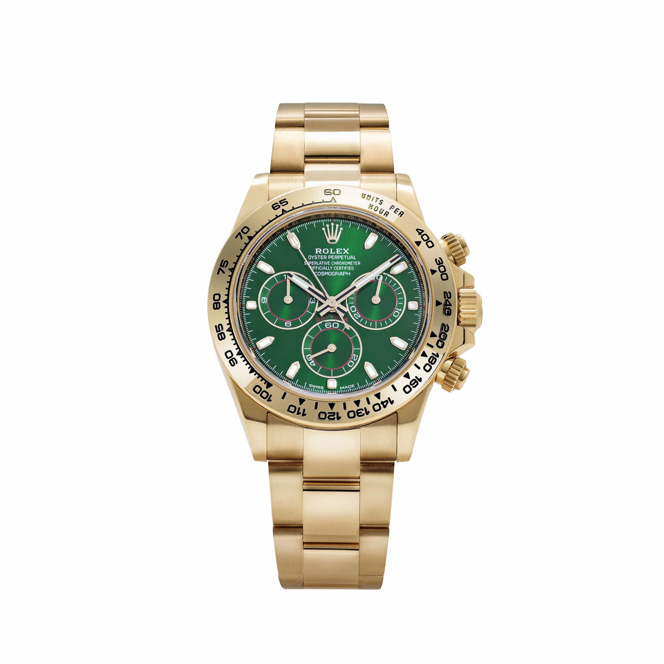 Rolex Daytona 116508 'John Mayer' Yellow Gold Green Dial