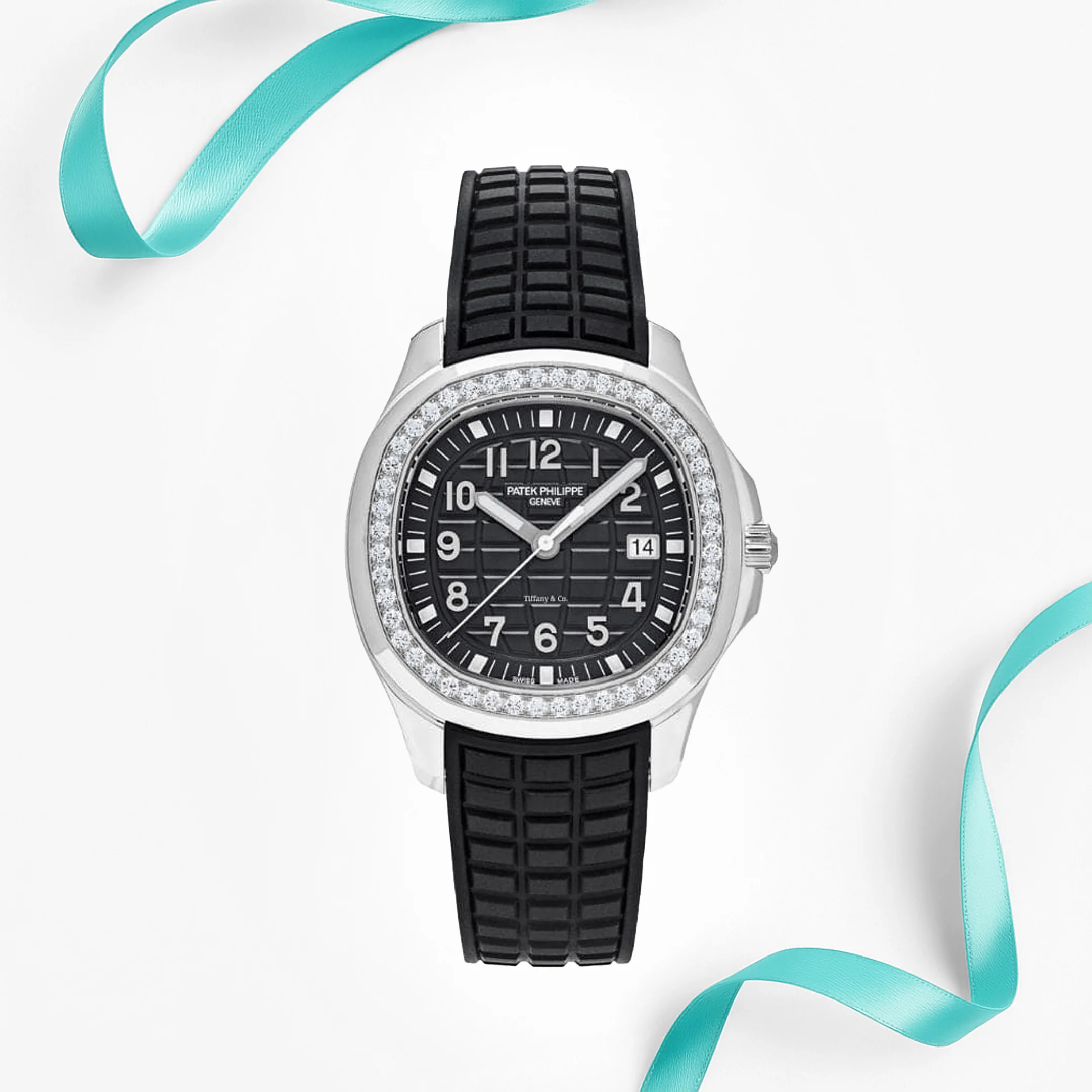 Patek Philippe Aquanaut Luce 5267/200A-001 'Ladies Tiffany & Co.' Black Dial Diamond Bezel