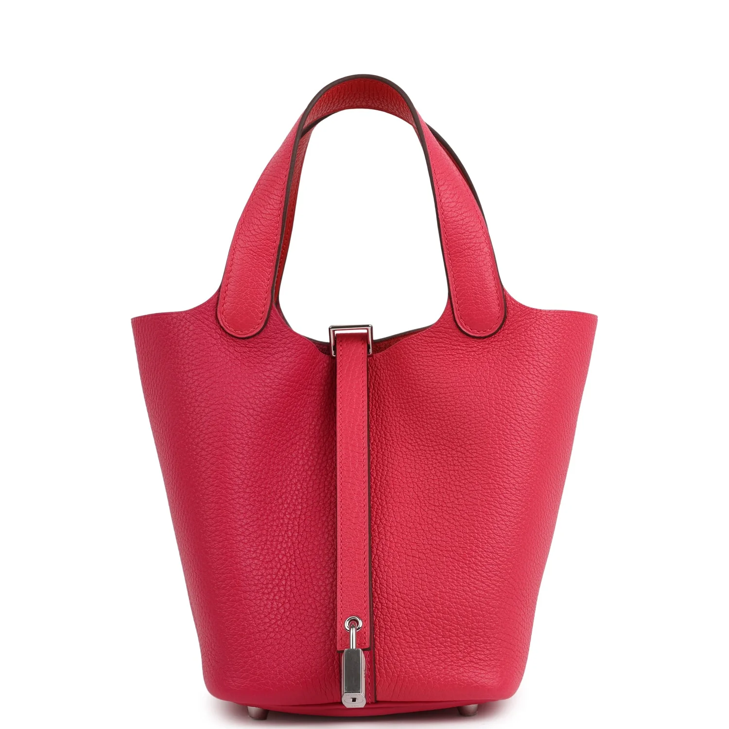 Hermes Picotin Lock 18 Casaque Rose Extreme and Rose Mexico Palladium Hardware