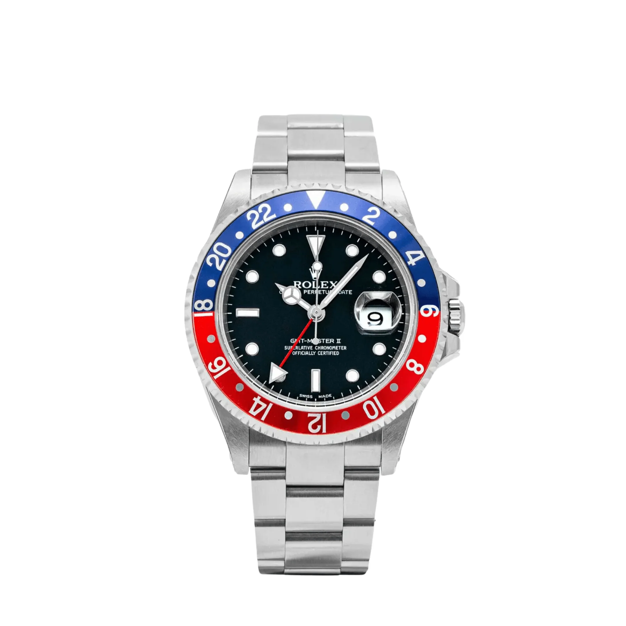 Rolex GMT-Master II 16710 'Pepsi' Stainless Steel Black Dial