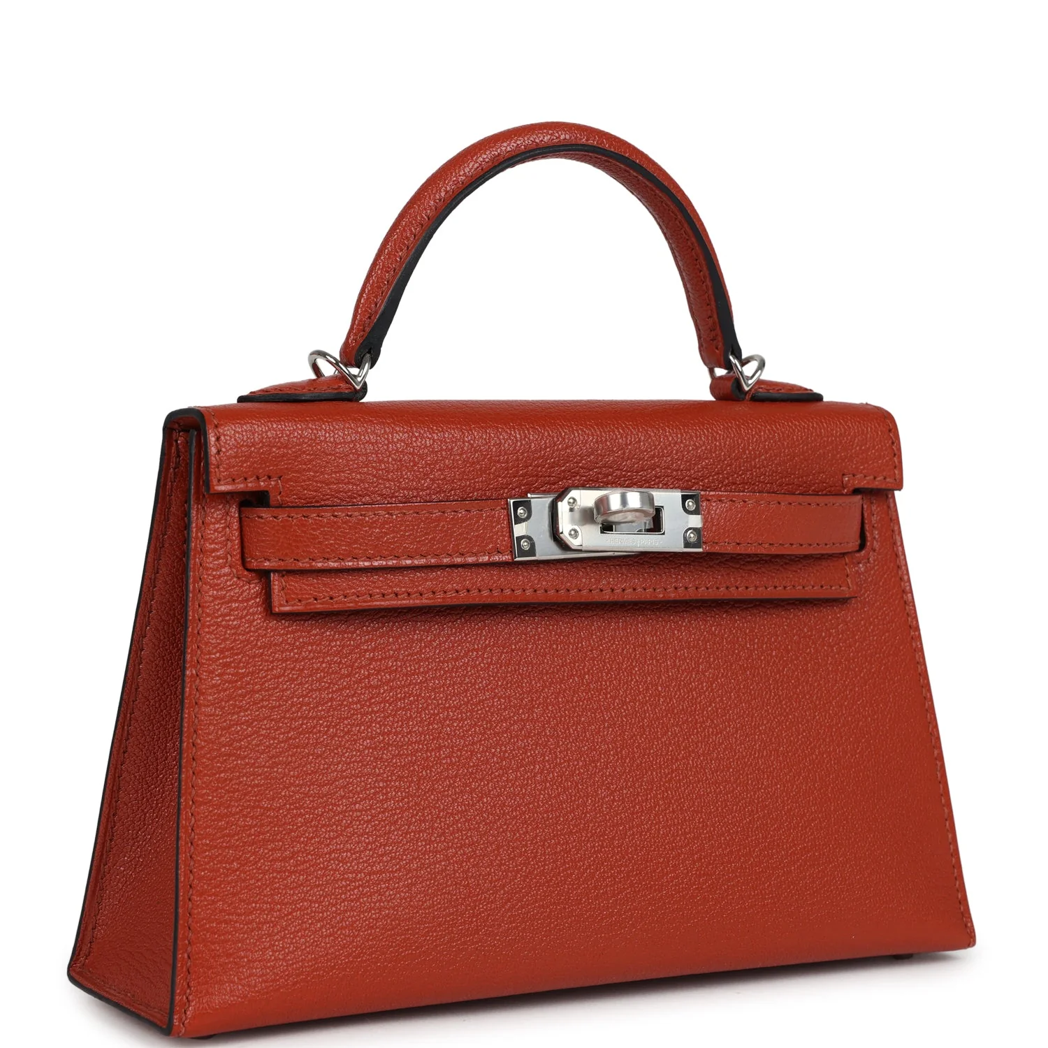 Hermes Kelly Sellier 20 Cuivre Chevre Mysore Palladium Hardware