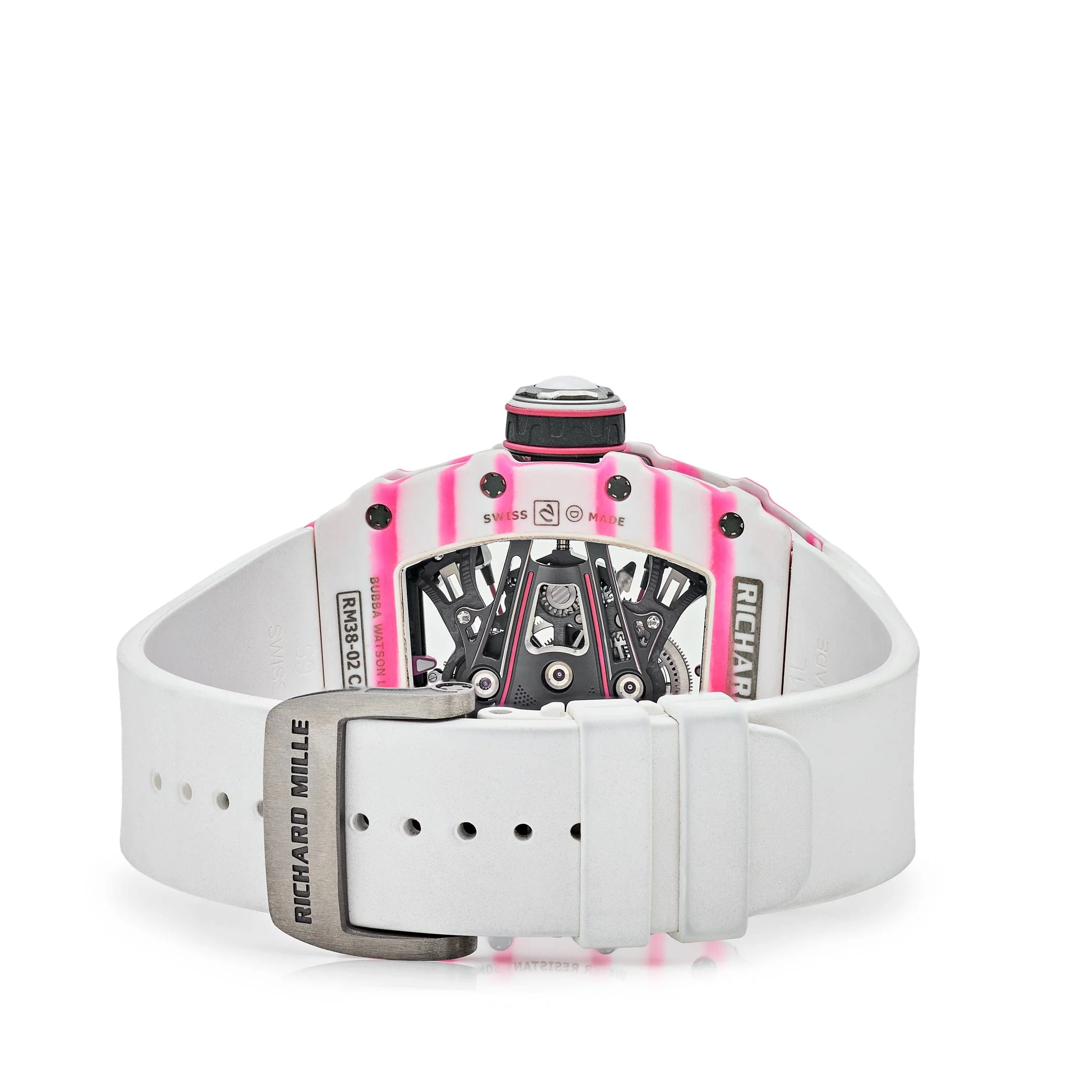 Richard Mille RM 38-02 Bubba Watson Tourbillon White Pink Quartz TPT Limited Edition of 50