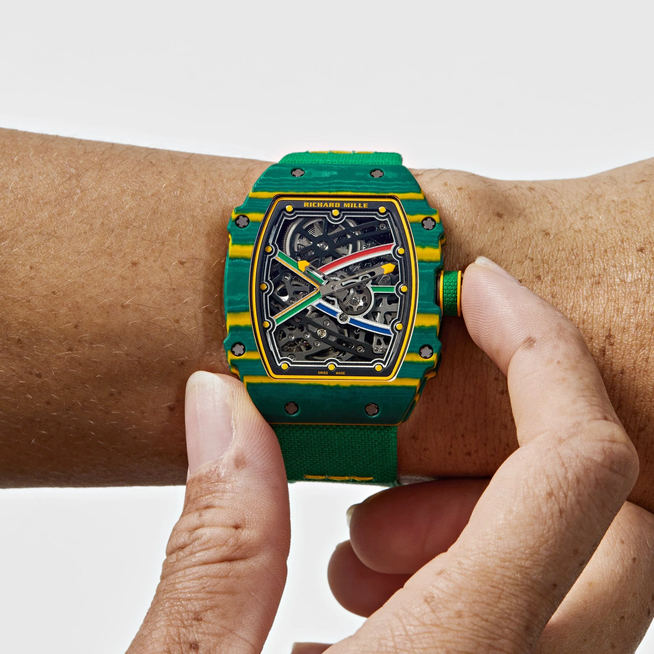 Richard Mille RM 67-02 'Wayde Van Niekerk' Green Yellow Quartz TPT