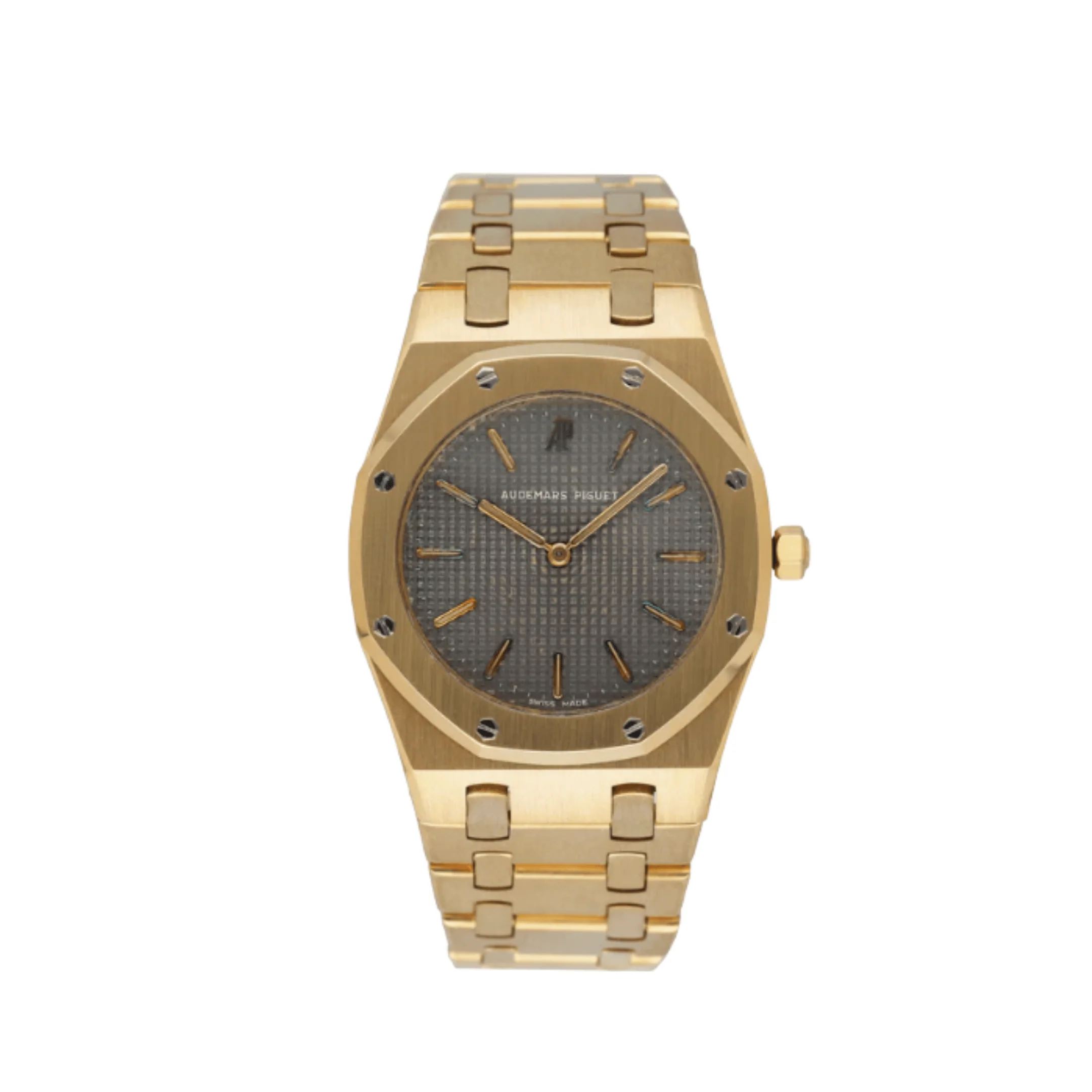 Audemars Piguet Royal Oak 56303BA 'Ladies' Yellow Gold Grey Dial Quartz