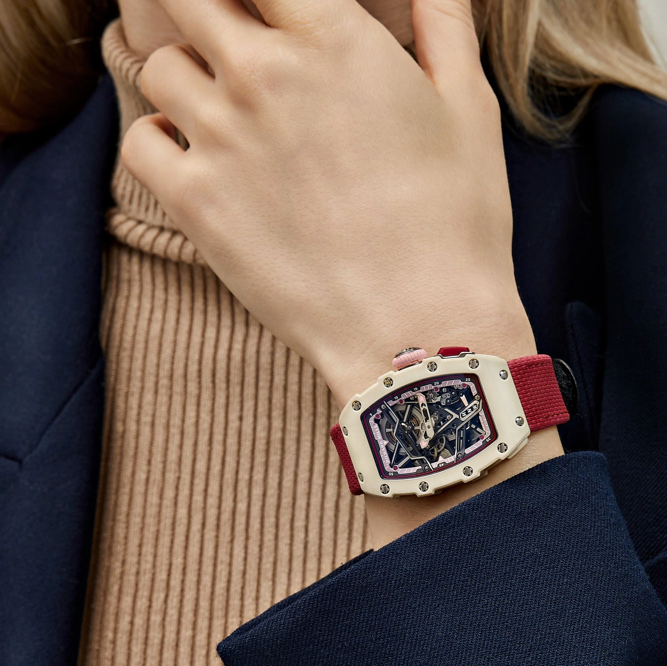 Richard Mille RM 07-04 'Ladies' White Quartz TPT Automatic Sport