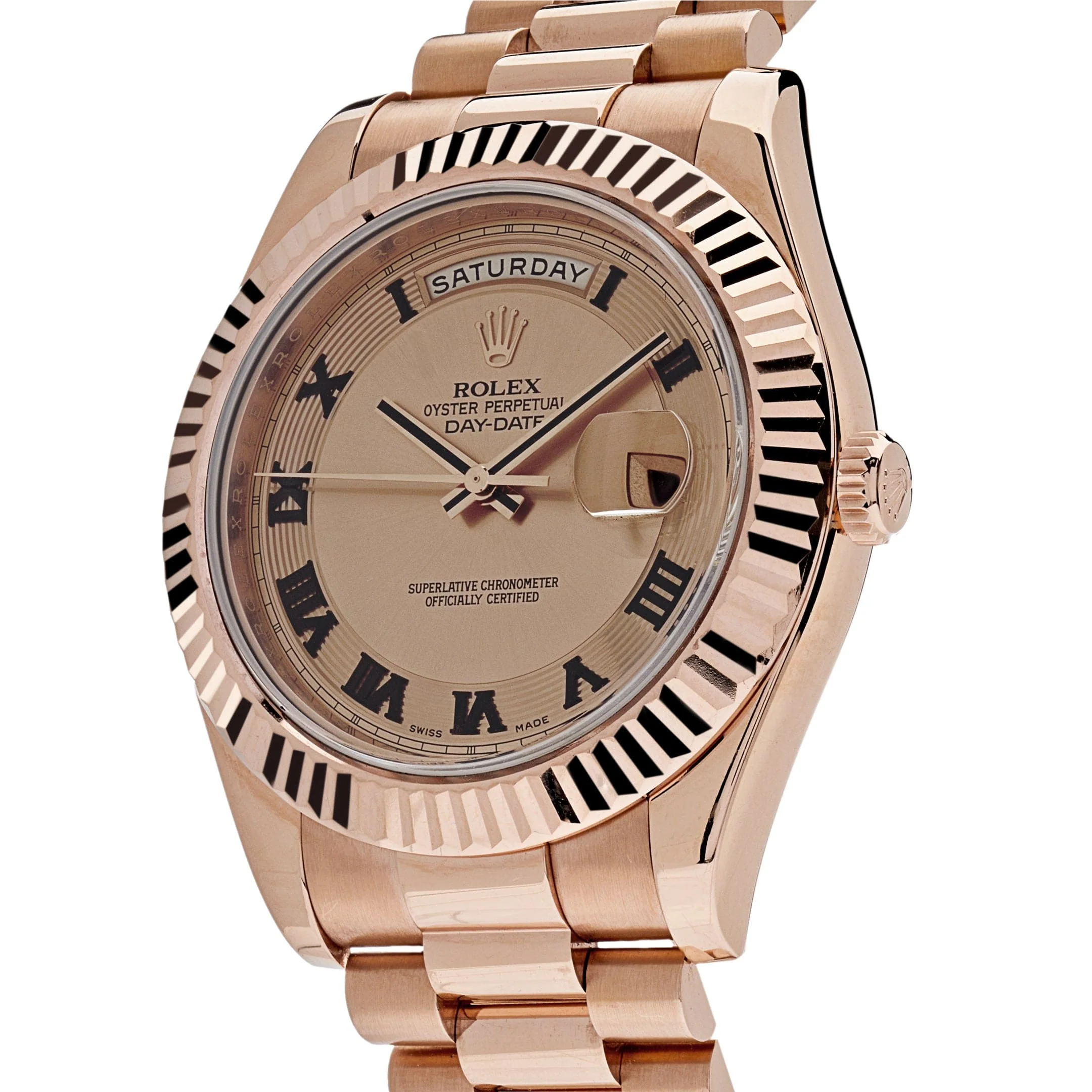 Rolex Day-Date II 218235 Rose Gold Pink Dial