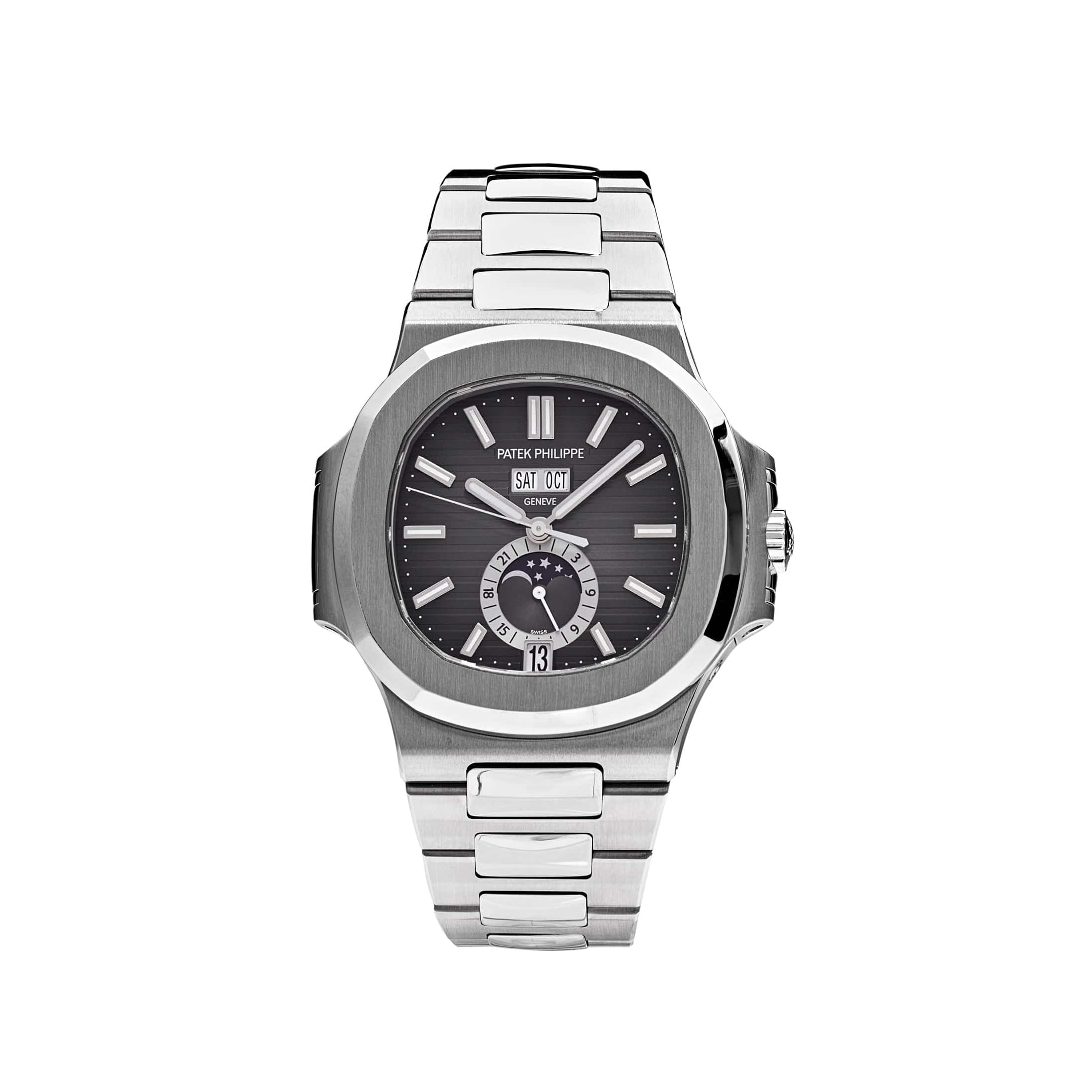 Patek Philippe Nautilus 5726/1A-001 Annual Calendar Moon Phases Stainless Steel
