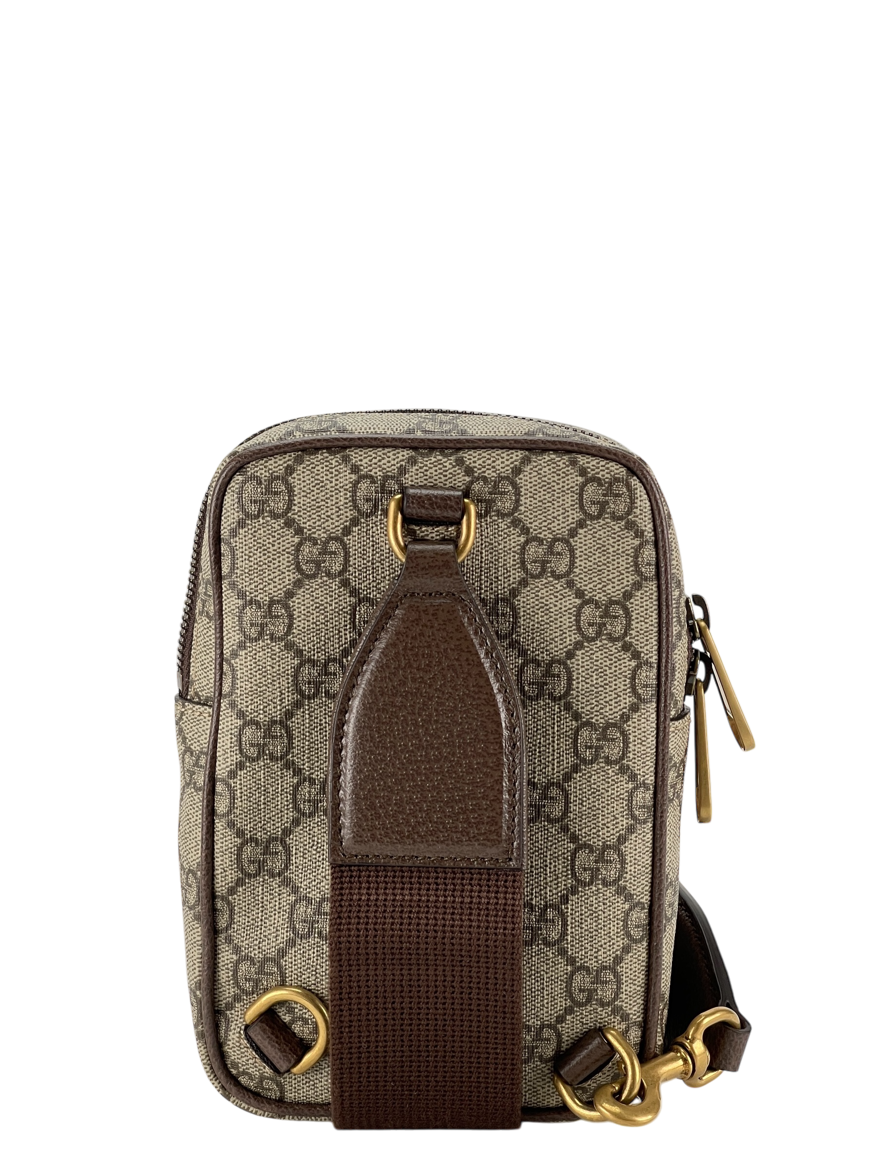 GUCCI -Ophidia GG Supreme Canvas Leather GG Small Mini Bag Sling Bag