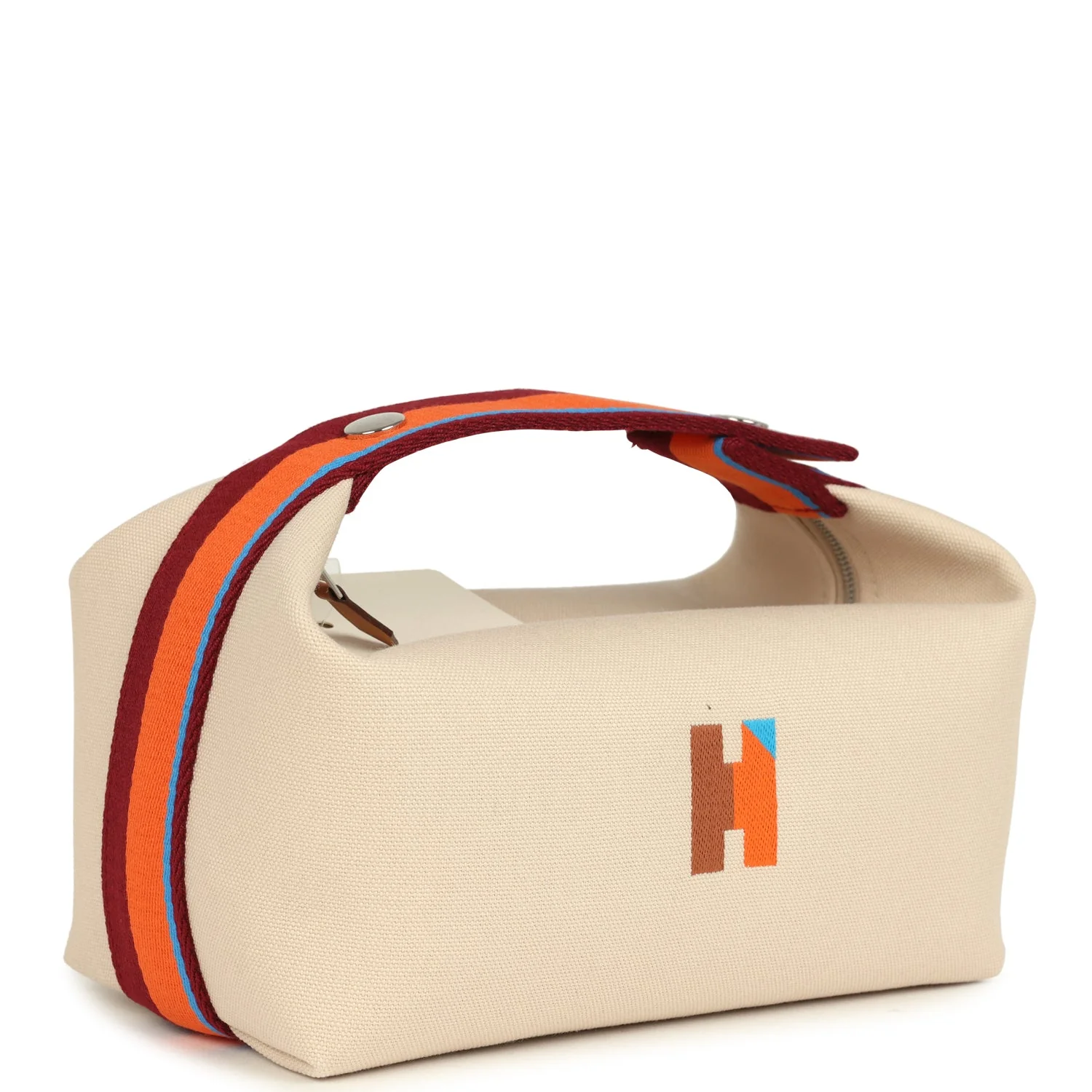 Hermes Bride A Brac Pavillon PM Naturel Canvas Palladium Hardware