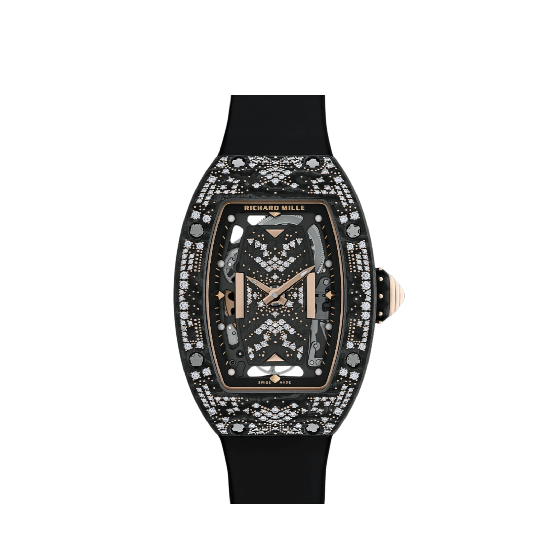 Richard Mille RM 07-01 'Ladies' Intergalactic Misty Night Carbon TPT Diamond Bezel