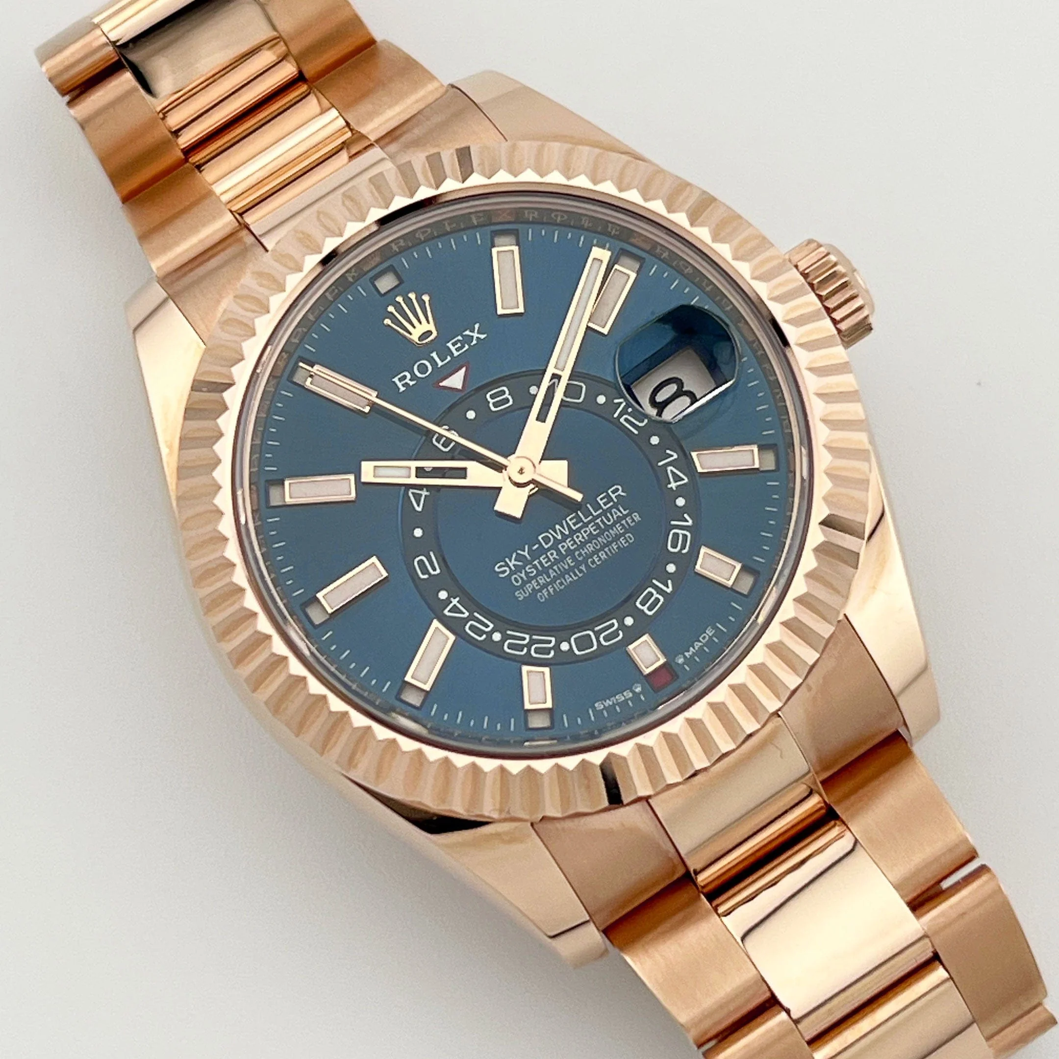 Rolex Sky-Dweller 336935 Rose Gold Blue-Green Dial (2023)