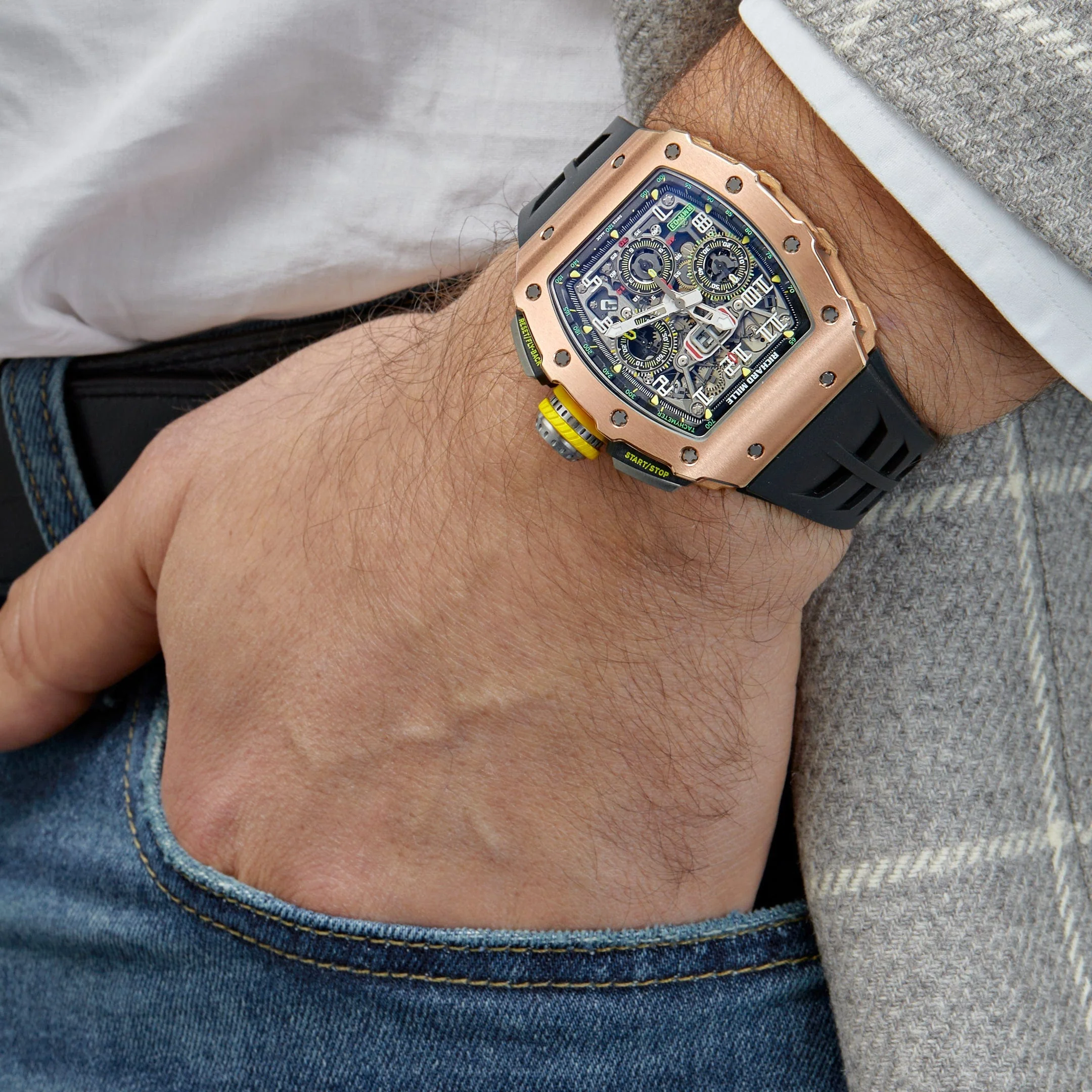 Richard Mille RM 11-03 Automatic Flyback Chronograph Rose Gold Titanium