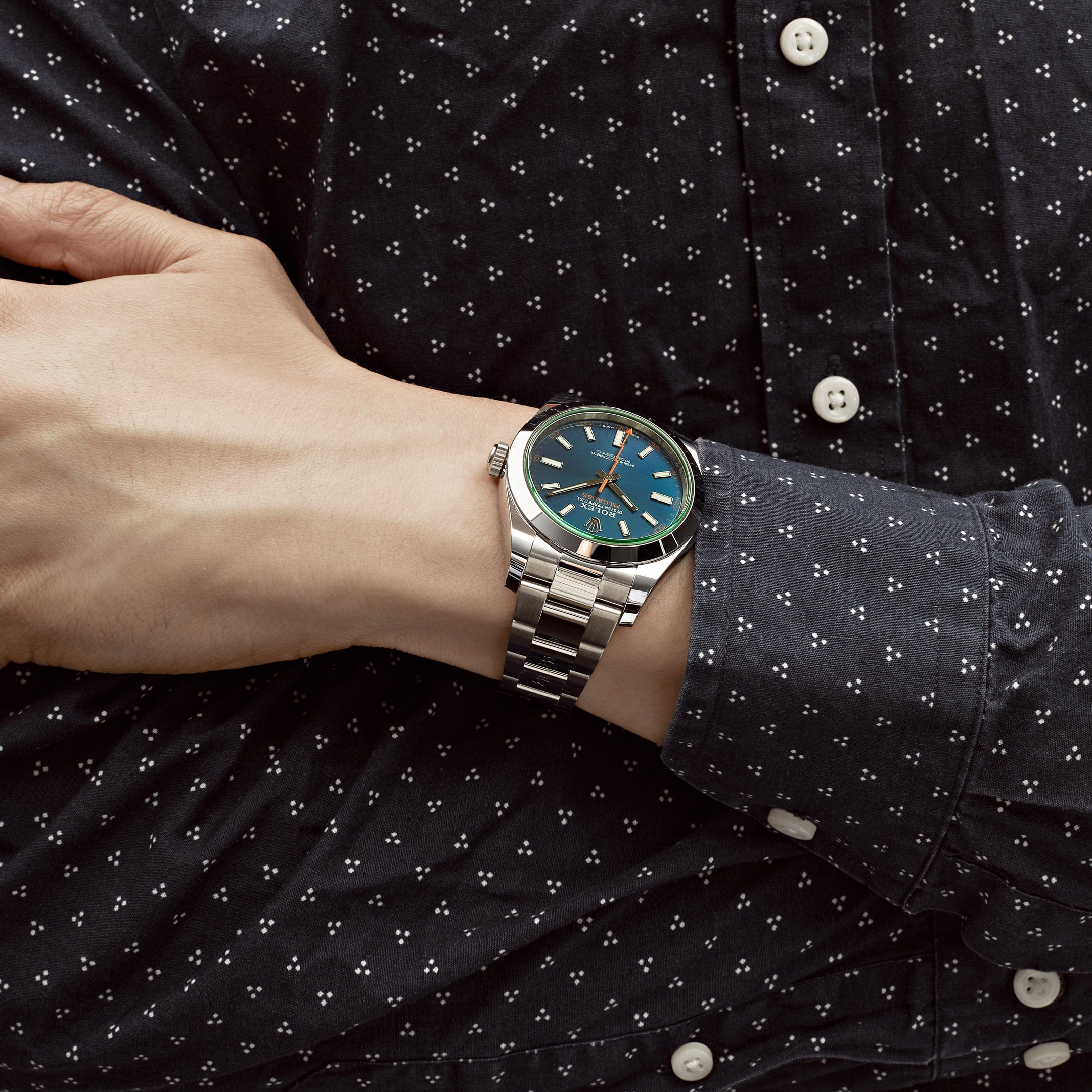 Rolex Milgauss 116400GV Stainless Steel Blue Dial (2015)