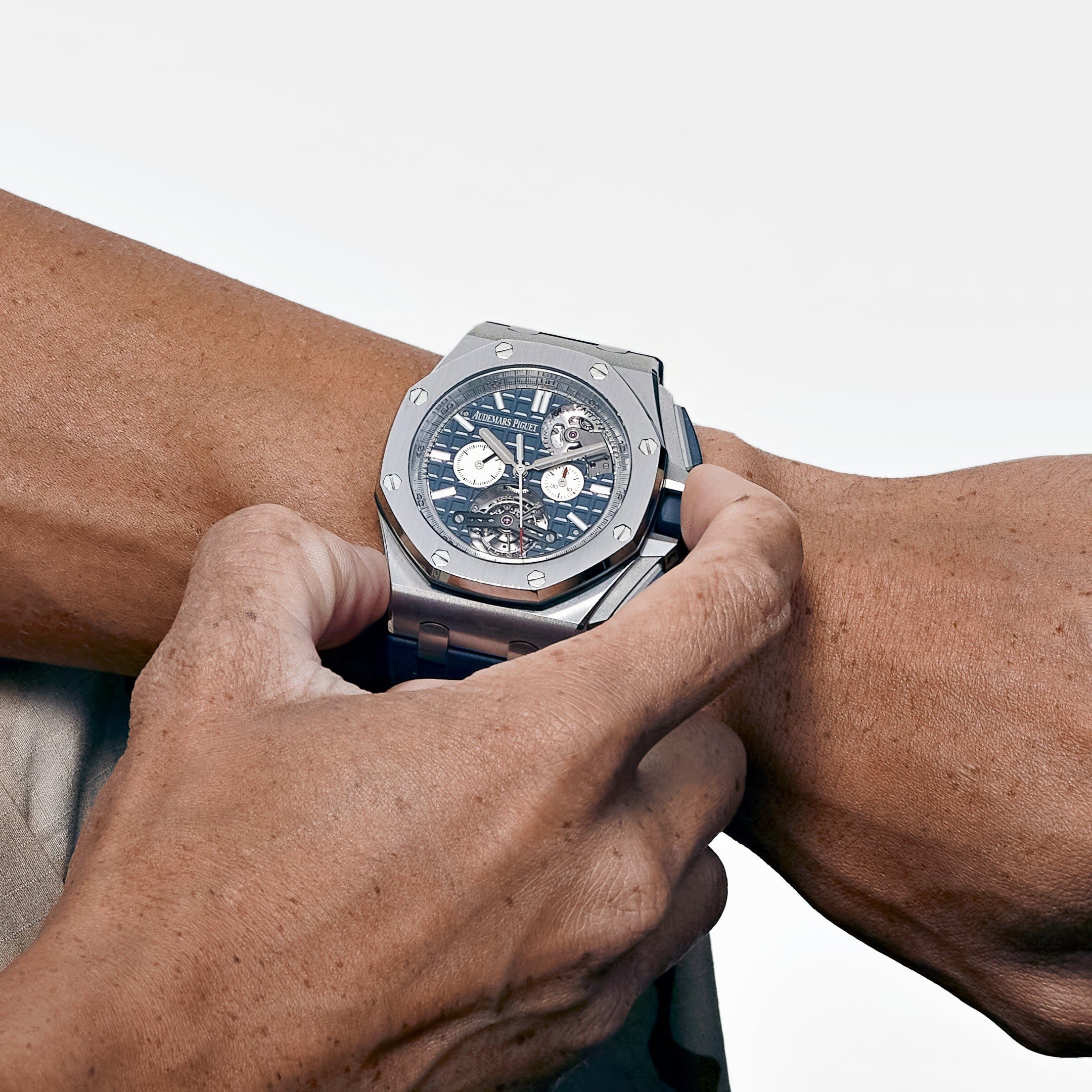 Audemars Piguet Royal Oak Offshore 26540ST.OO.A027CA.01 Tourbillon Chronograph Stainless Steel Blue Dial Limited Edition of 15 (2017)