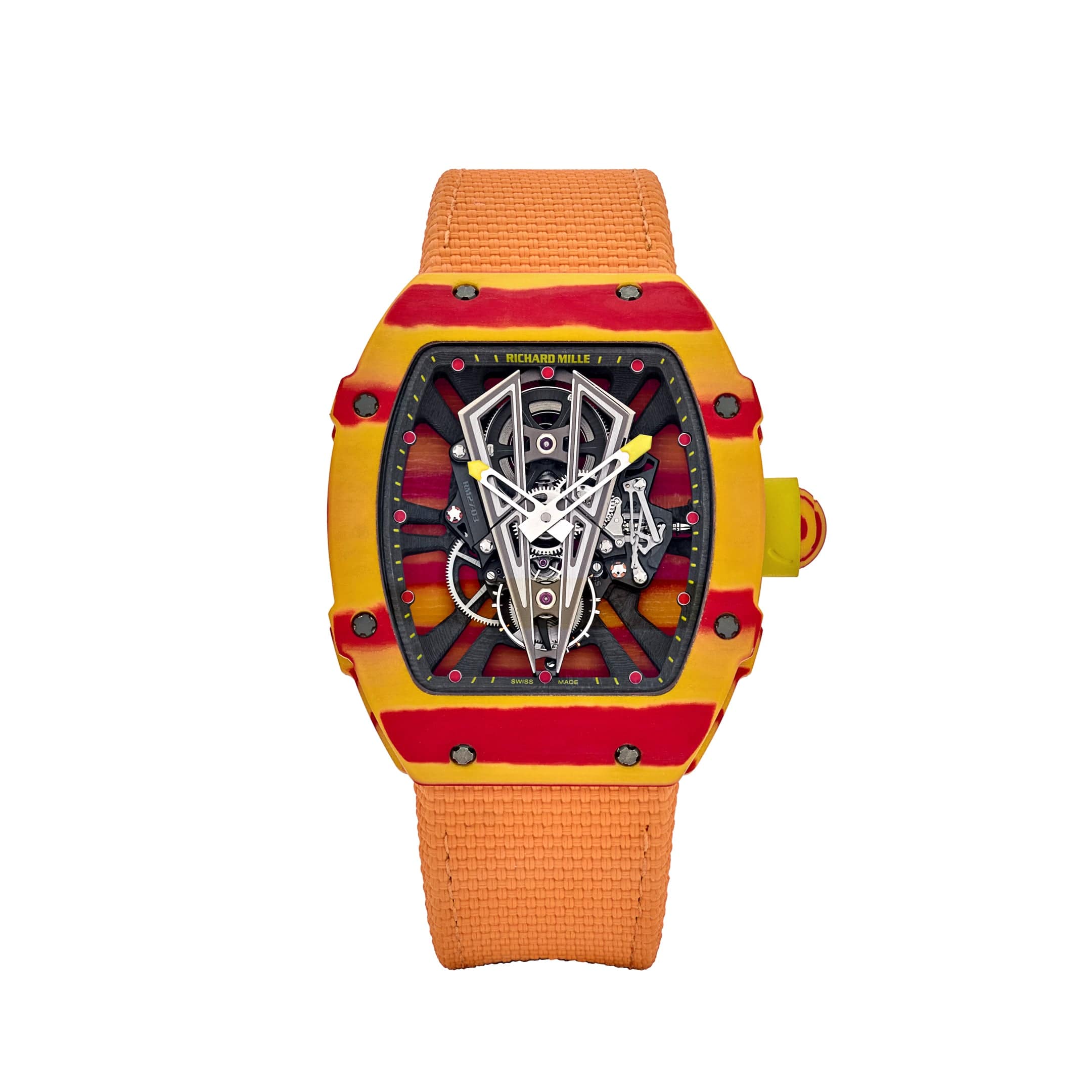 Richard Mille RM 27-03 Tourbillon Rafael Nadal Red Yellow Quartz TPT Limited Edition of 50