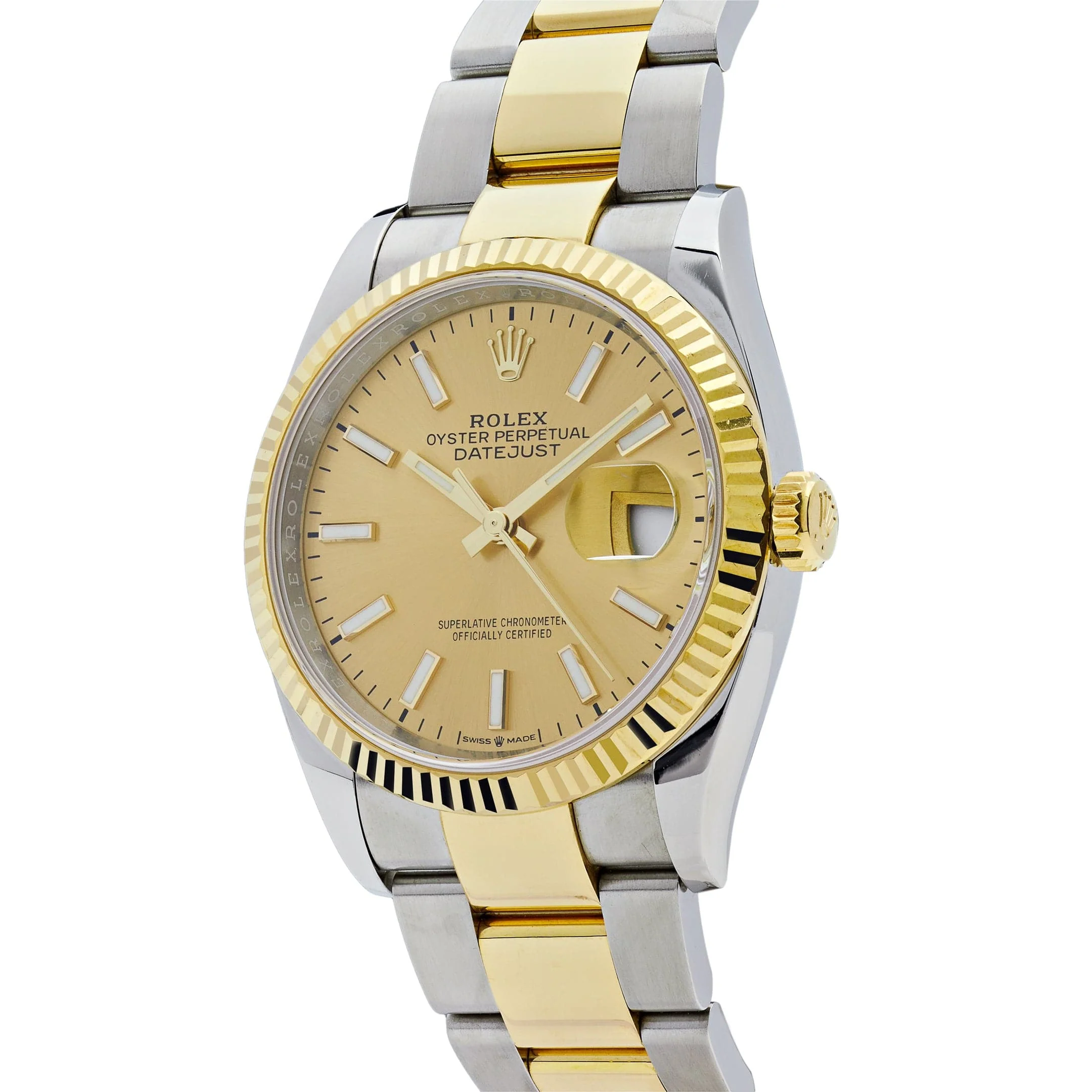 Rolex Datejust 36 126233 Two-Toned Yellow Gold Stainless Steel Champagne Dial (2023)