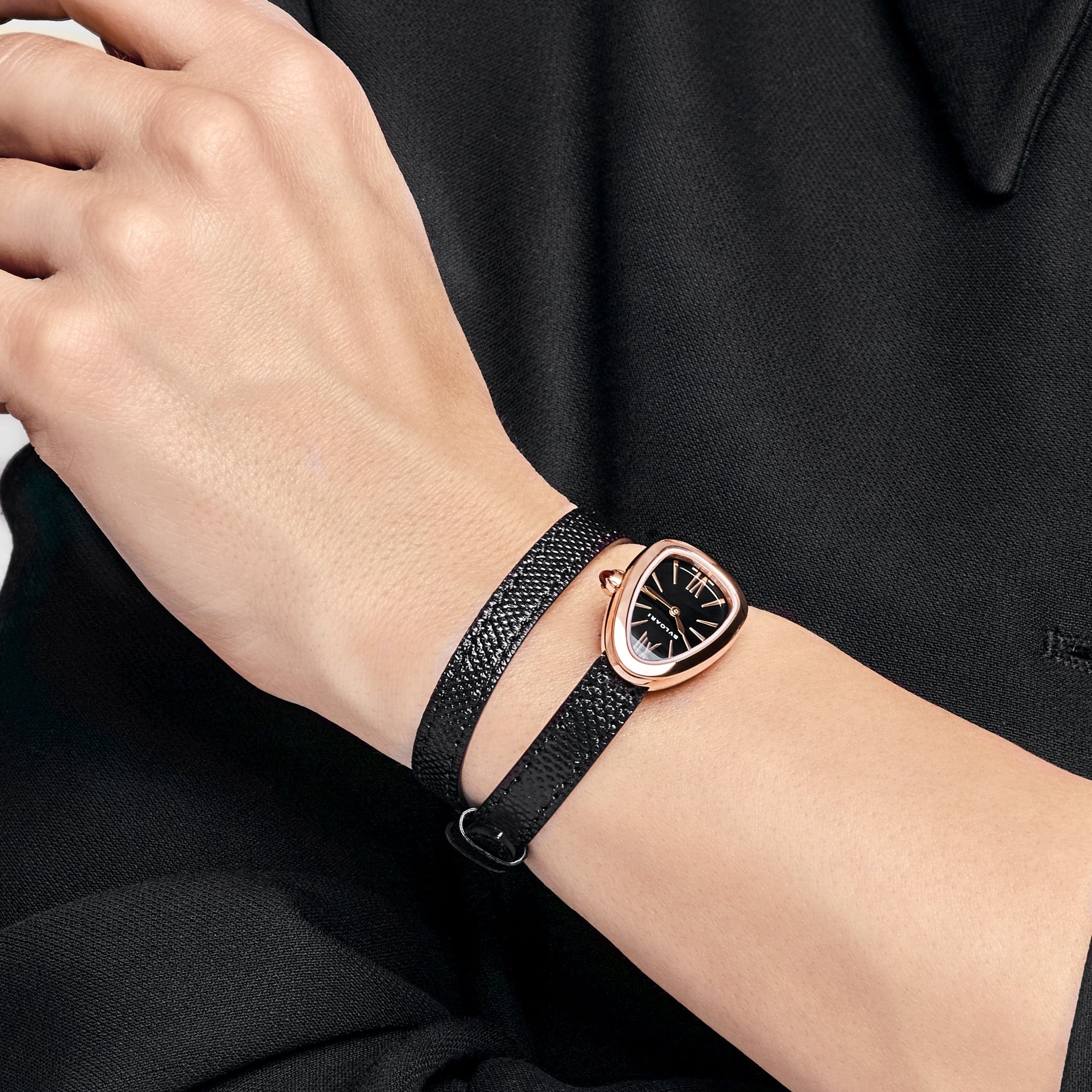 Bvlgari Serpenti 102728 'Ladies' Rose Gold Black Dial (2021)