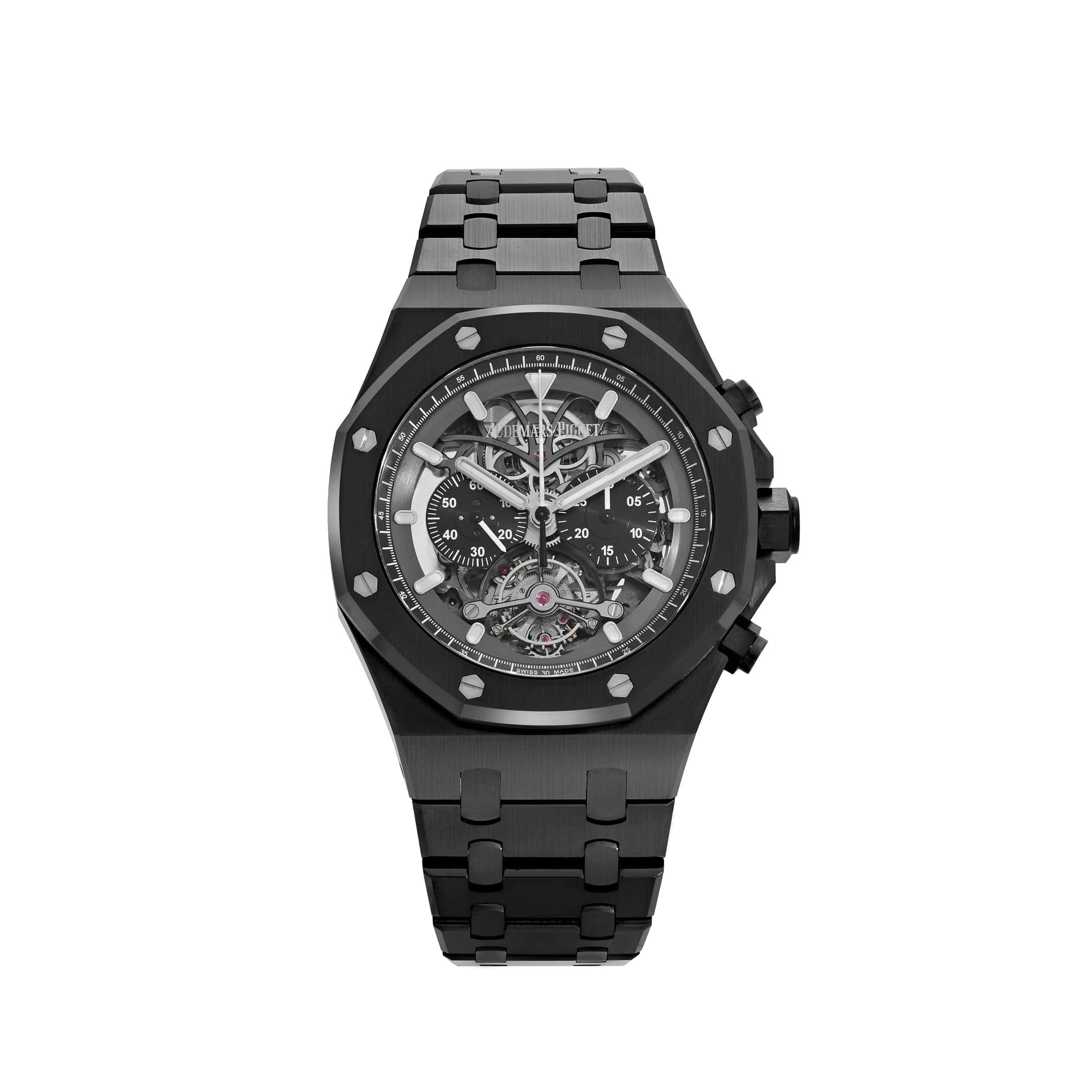 Audemars Piguet Royal Oak 26343CE.OO.1247CE.01 Tourbillon Chronograph Black Ceramic Limited Edition of 100 (2018)