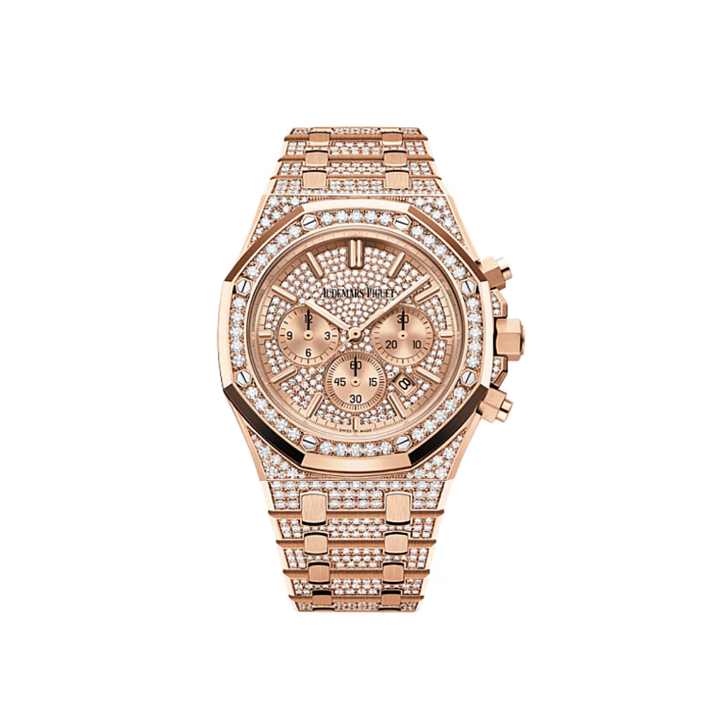 Audemars Piguet Royal Oak 26333OR.ZZ.1220OR.01 Chronograph Rose Gold Diamond Set (2021)