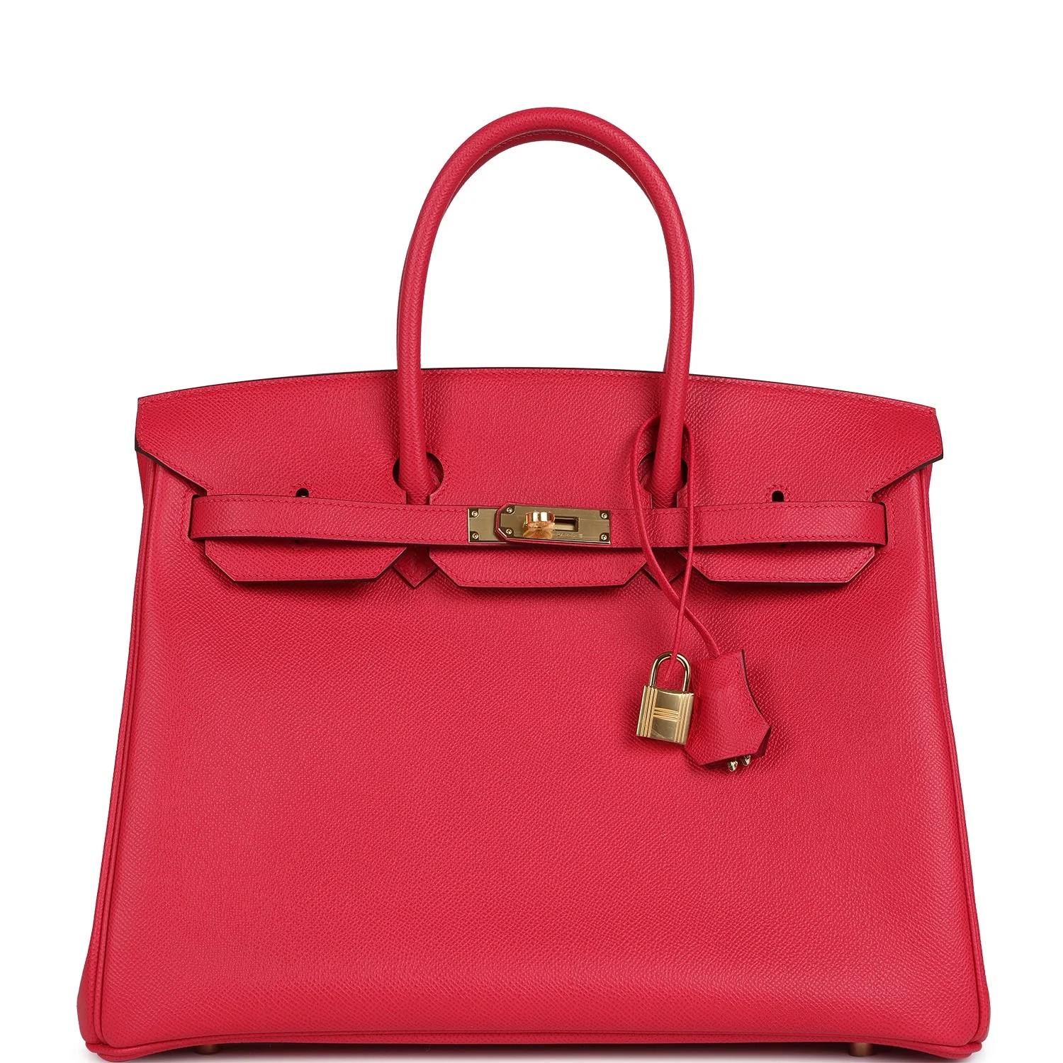 Hermes Birkin 35 Rose Extreme Epsom Gold Hardware