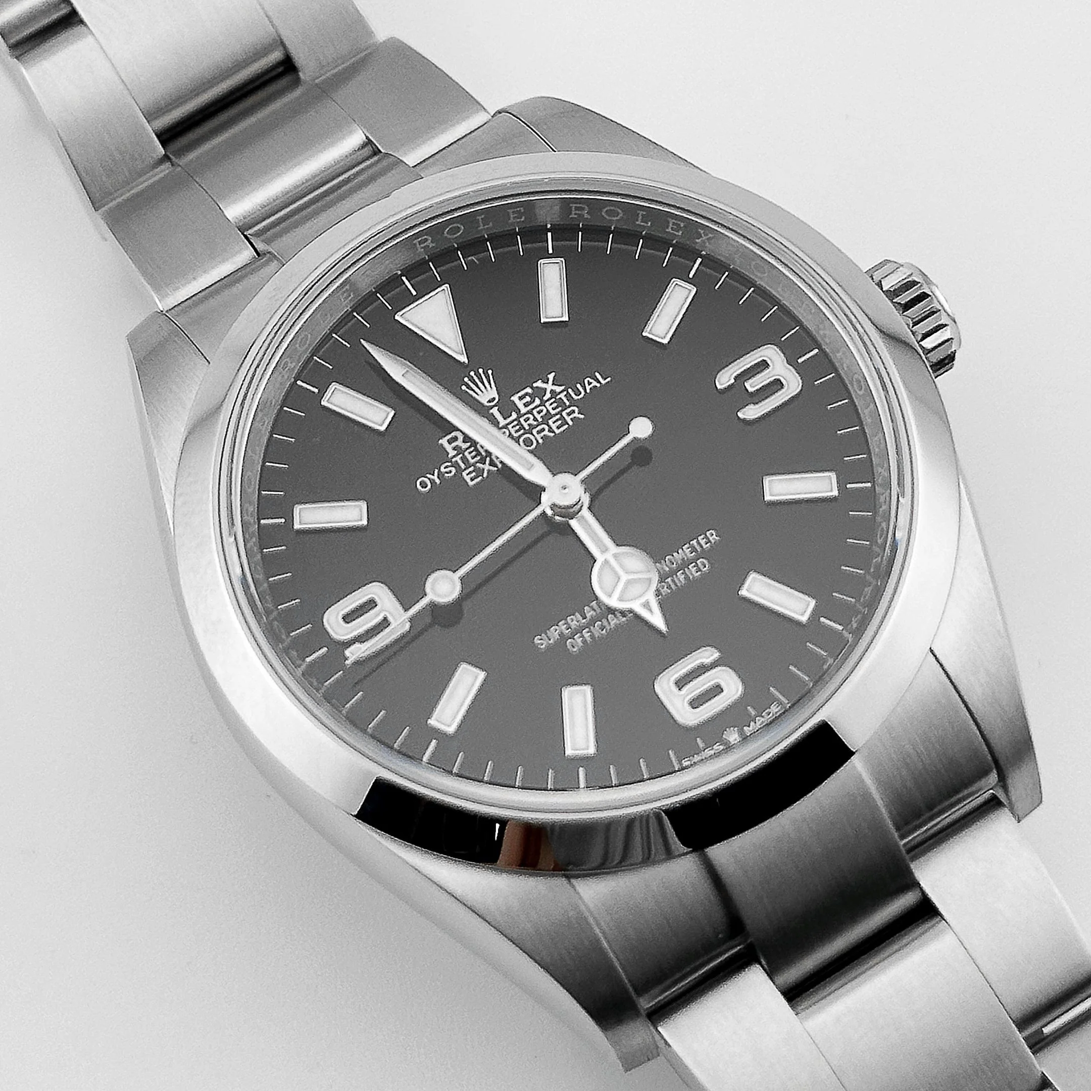 Rolex Explorer 124270 Stainless Steel Black Dial (2025)