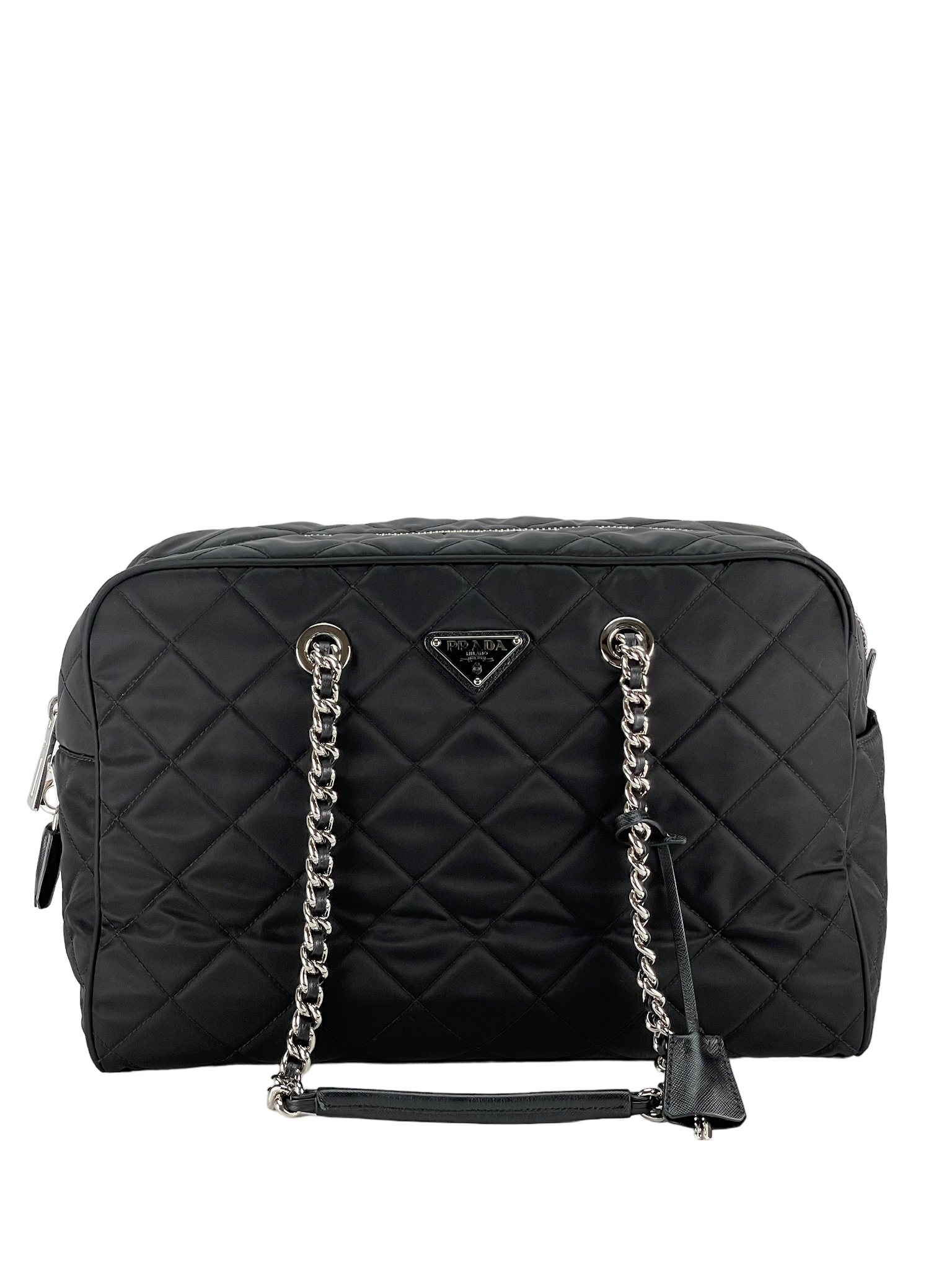 PRADA - Nylon Tessuto Impuntu Tote Bag