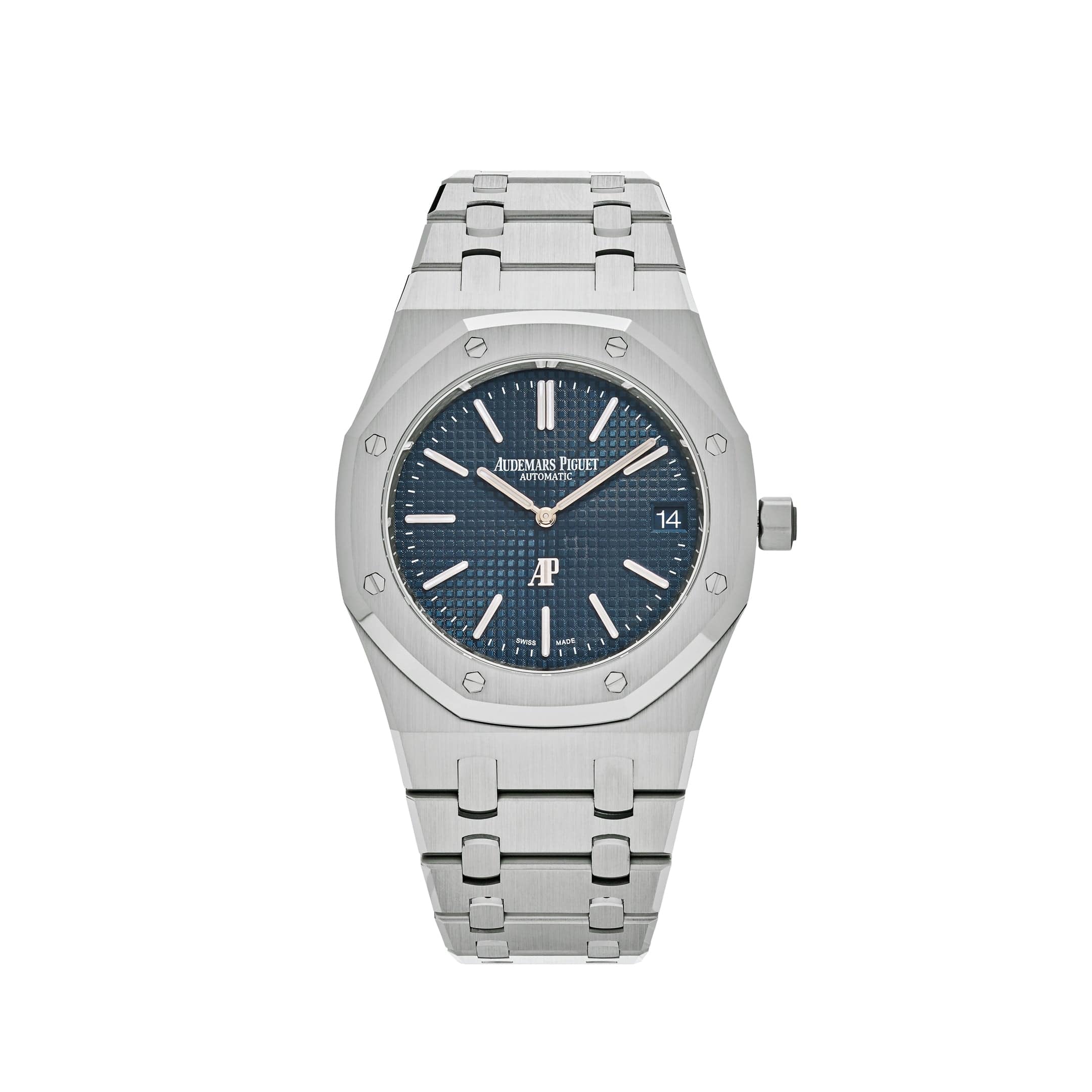 Audemars Piguet Royal Oak 16202ST.OO.1240ST.01 'Jumbo' Extra-Thin 50th Anniversary Stainless Steel Blue Dial (2022)