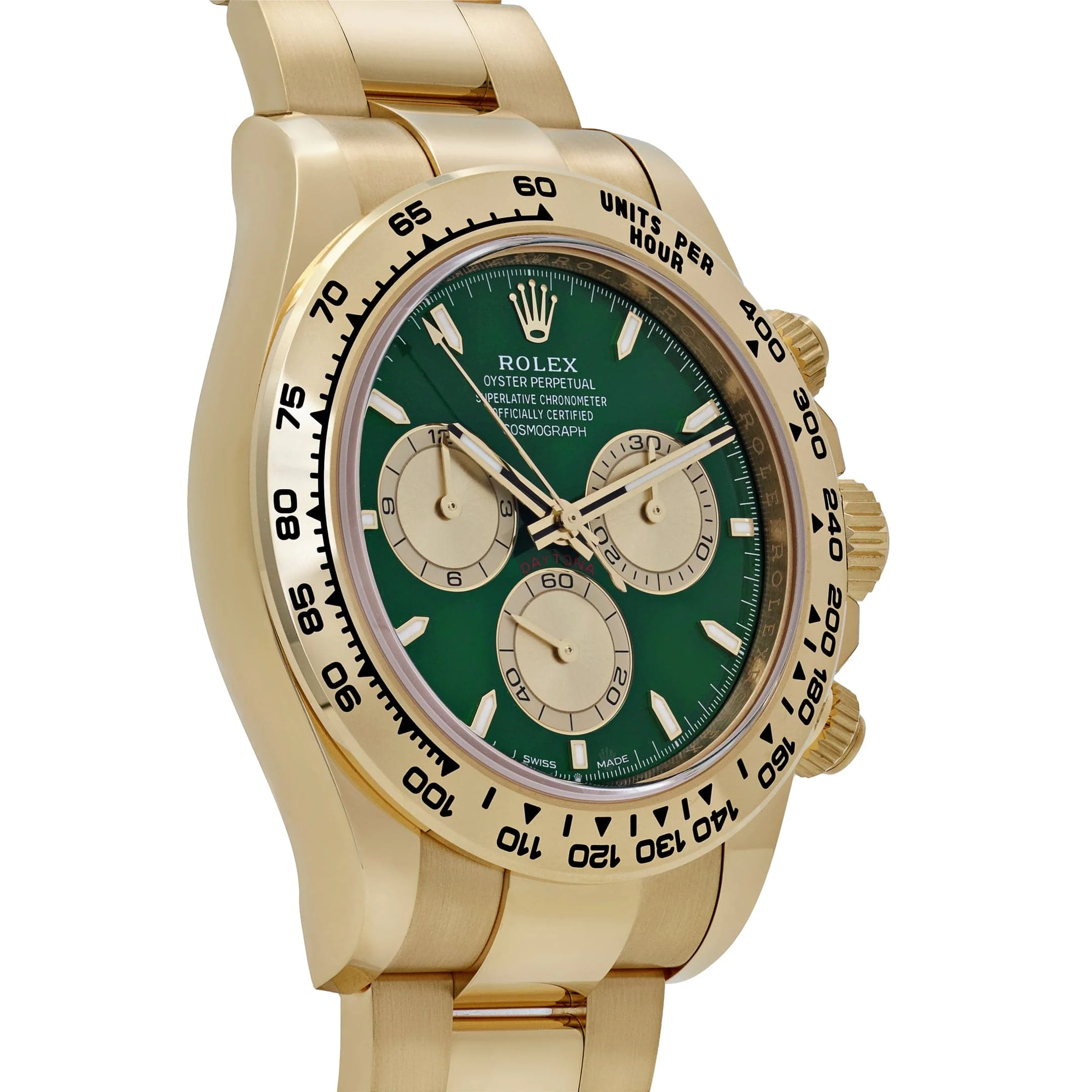 Rolex Daytona 126508 'John Mayer 2.0' Yellow Gold Bright Green and ...