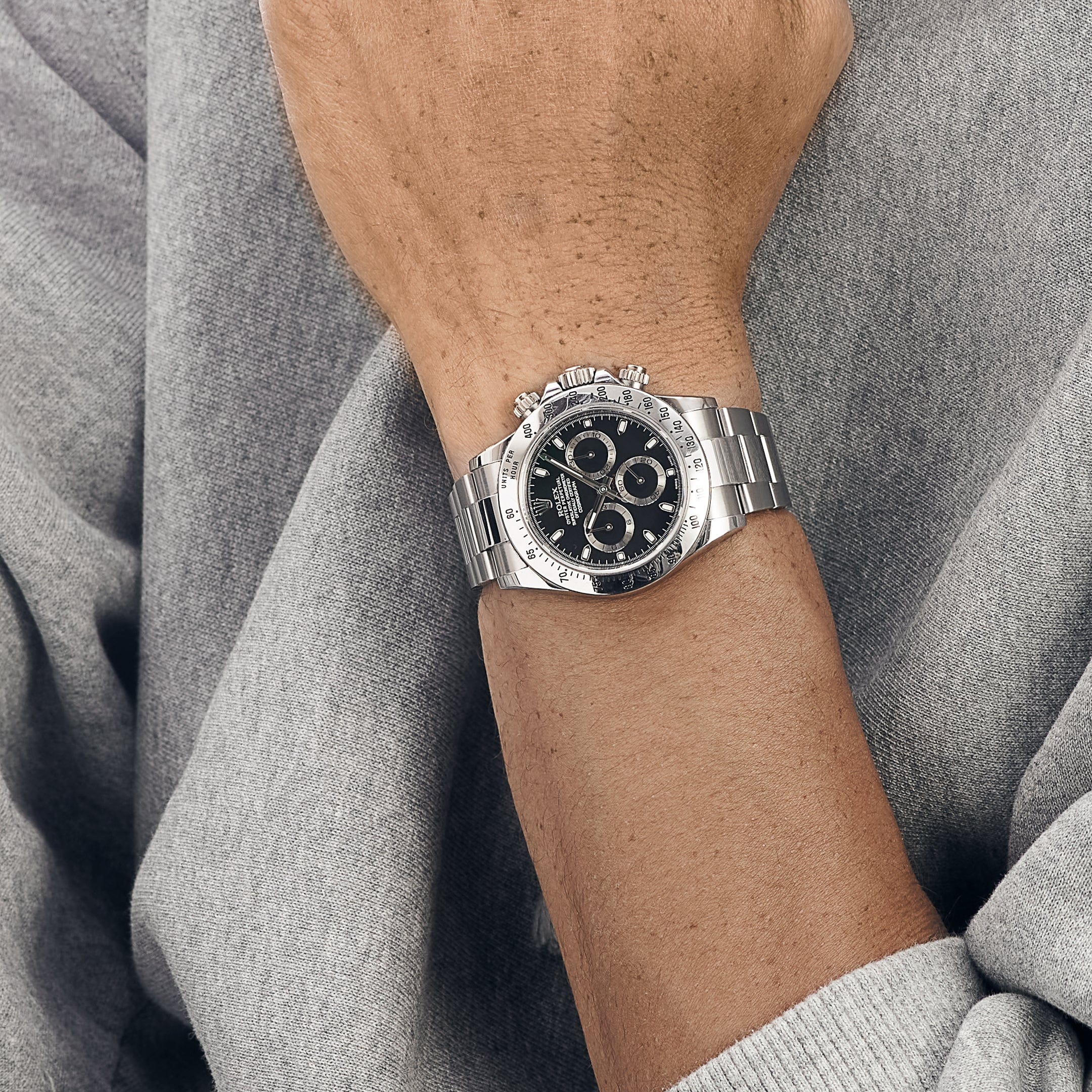 Rolex Daytona 116520 Stainless Steel Black Dial