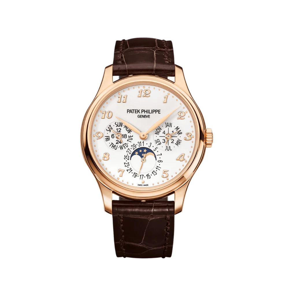 Patek Philippe Grand Complications 5327R-001 Perpetual Calendar Rose Gold White Dial