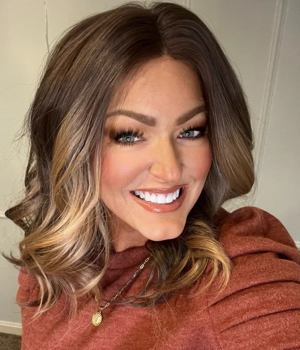 Collins | Dark Brunette Long Wavy Synthetic Lace Front Wig